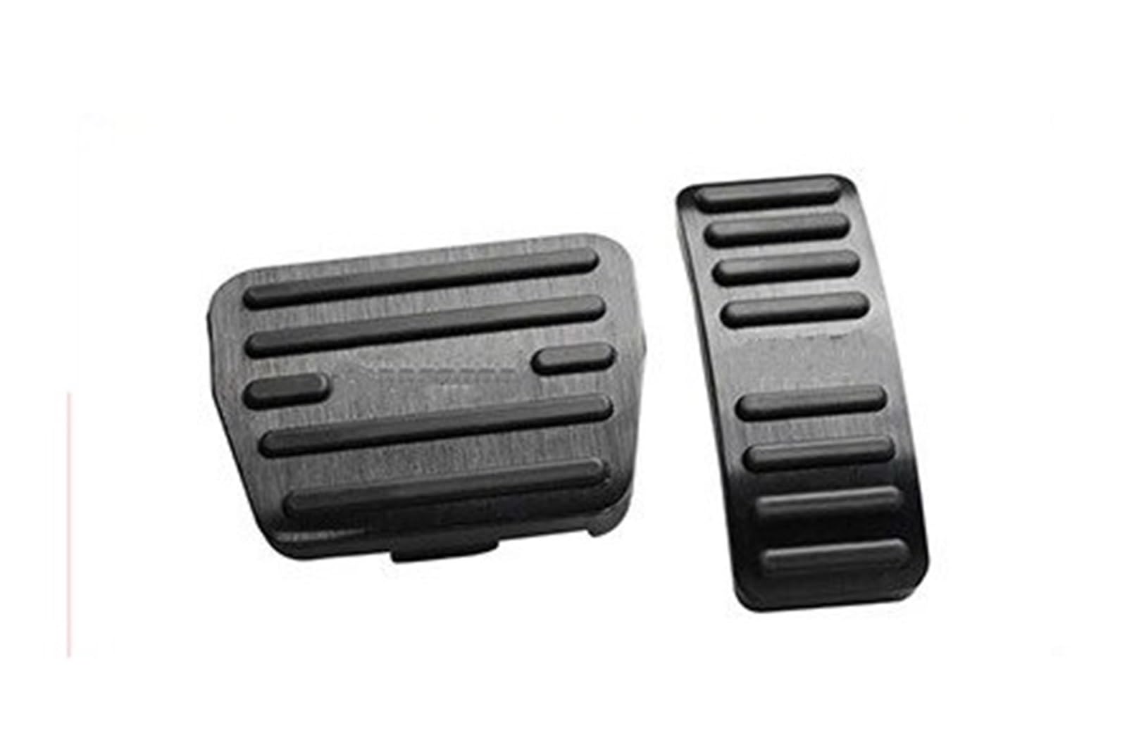 Auto Pedal Set Für Chery Für Exeed LX 2018 2019 2020 2021 2022 2023 Aluminium Auto Gas Beschleuniger Bremse Kupplung Pedal Abdeckung Anti-Slip Pad Zubehör Fußpedal Bremspedal(at Black) von Awqmx