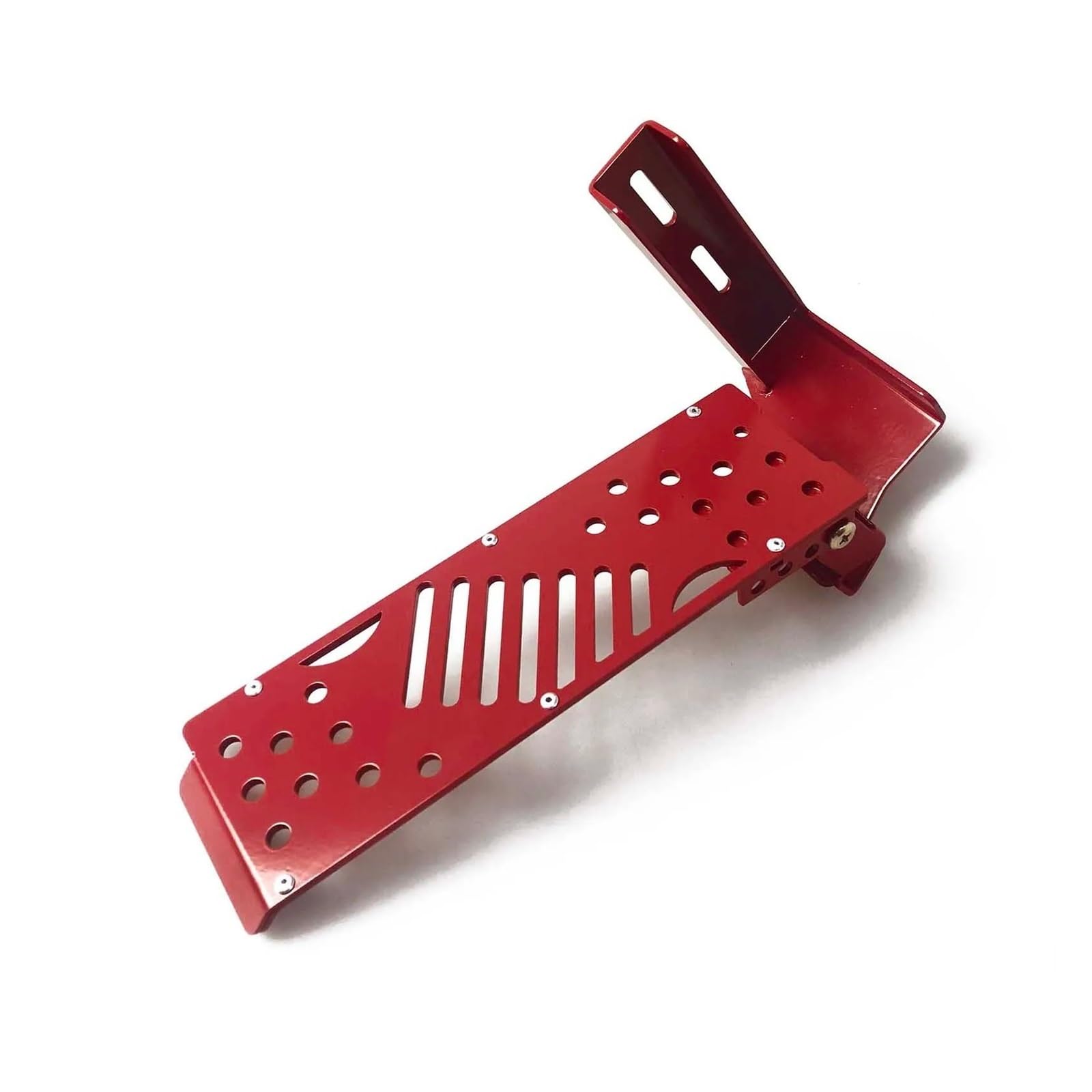 Auto Pedal Set Für Jeep Für Wrangler JK 2007-2017 Für Fahrer Linken Fuß Innen Stick Bremse Fußstütze Pedal Linke Seite Kick Panel Rest Pedal Fußpedal Bremspedal(Red) von Awqmx