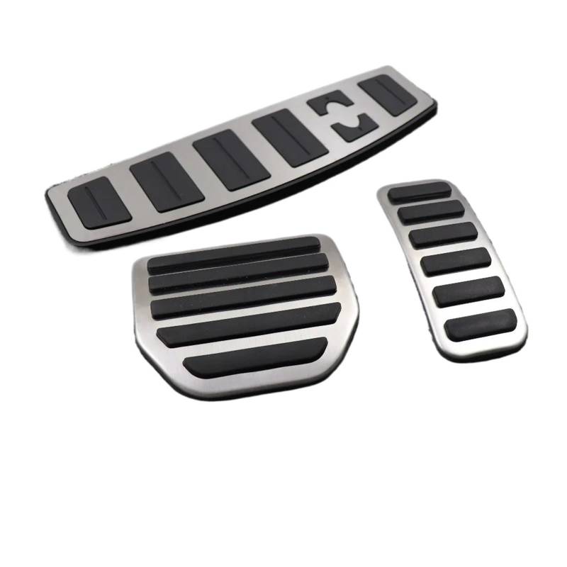 Auto Pedal Set Für Land Für Range Für Rover Sport/Discovery 3 4 LR3 LR4 Auto Zubehör Gas Beschleuniger Fußstütze Modifizierte Pedal Pad Refit Aufkleber Fußpedal Bremspedal(Whole Set) von Awqmx