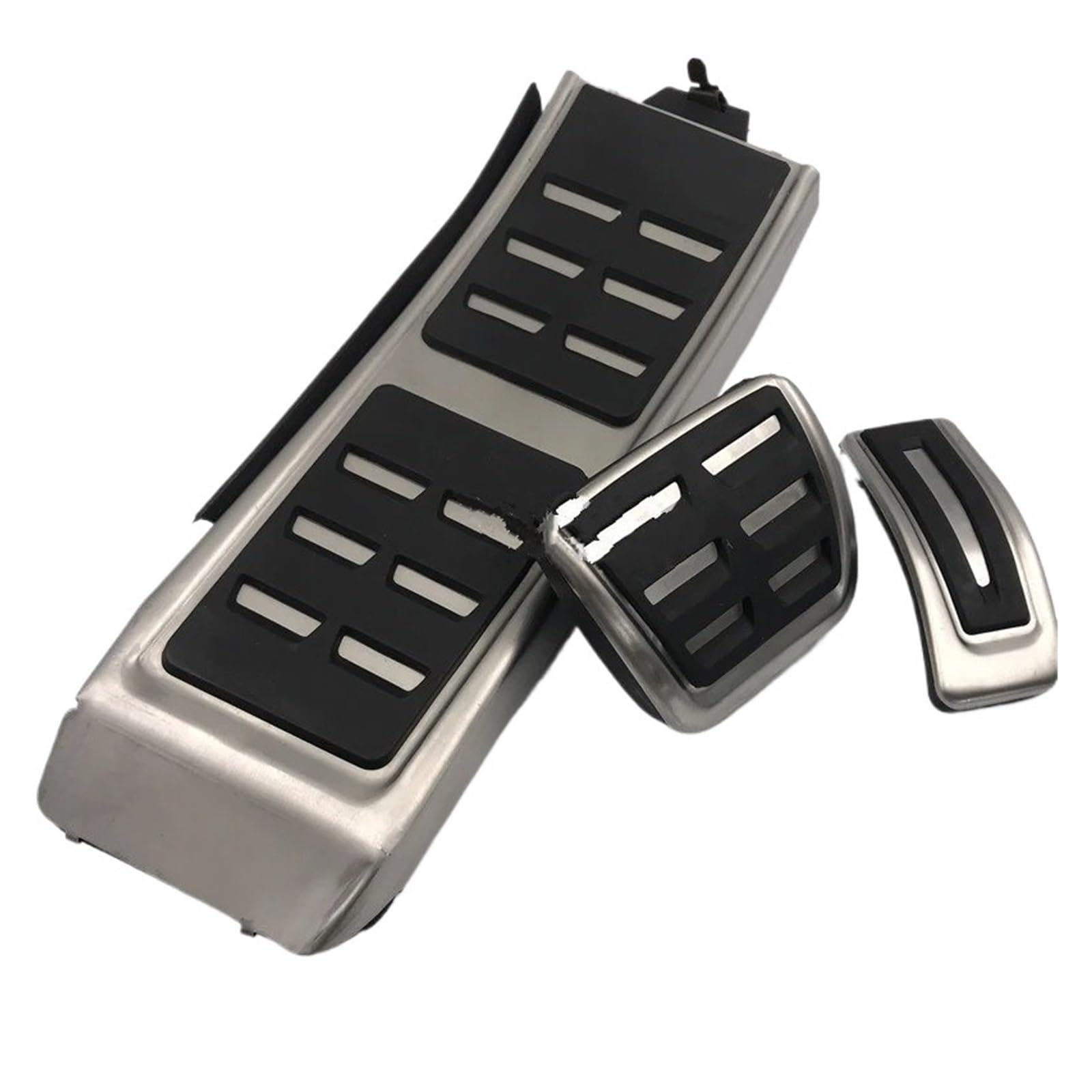 Auto Pedal Set Für Macan 2014~2023 Auto Gleitschutz Pedal Abdeckung Automatische Gaspedal Bremse Fußstütze Refit Pad Dekorative Zubehör Fußpedal Bremspedal(2014-2017) von Awqmx