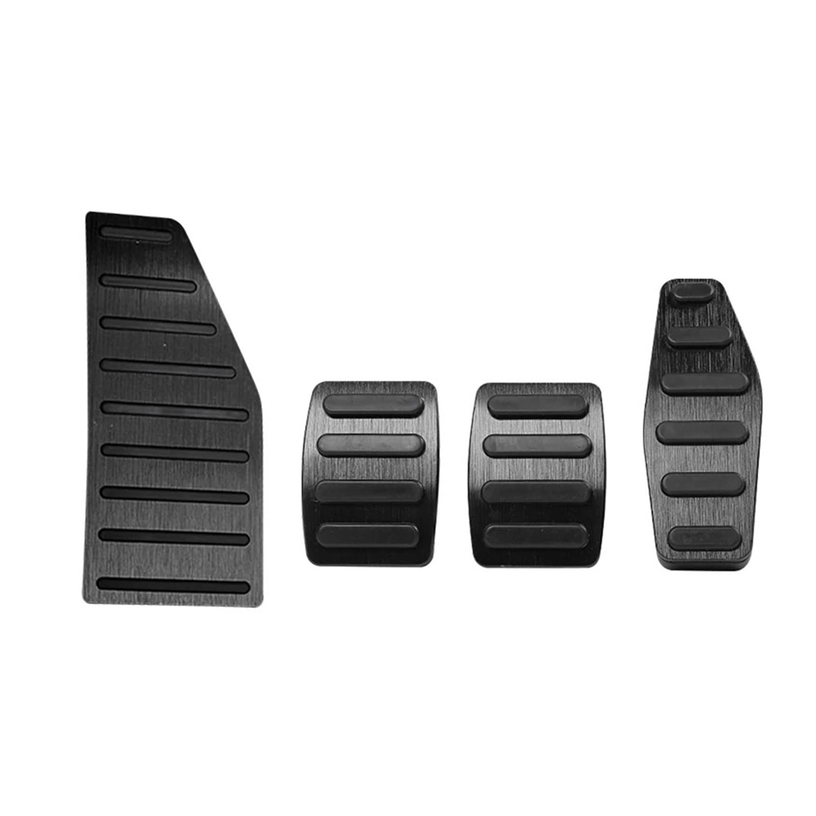 Auto Pedal Set Für Suzuki Für Jimny Für Sierra JB64 JB74 2019 2020 2021 2022 Auto Fußstütze Pedal Beschleuniger Kraftstoff Bremspedale Abdeckung Anti-Slip Pads Fußpedal Bremspedal(MT and Rest Black) von Awqmx