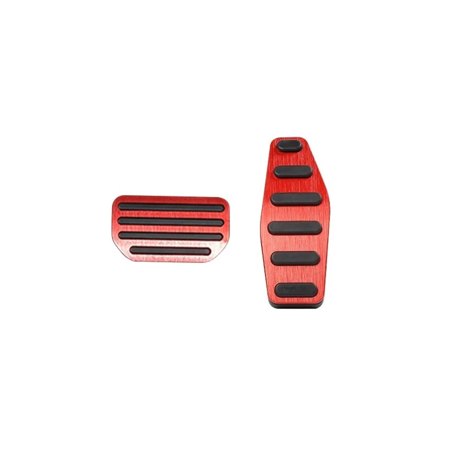 Auto Pedal Set Für Suzuki Für Jimny Für Sierra JB64 JB74 2019 2020 2021 2022 Auto Fußstütze Pedal Beschleuniger Kraftstoff Bremspedale Abdeckung Anti-Slip Pads Fußpedal Bremspedal(at 2pcs Red) von Awqmx