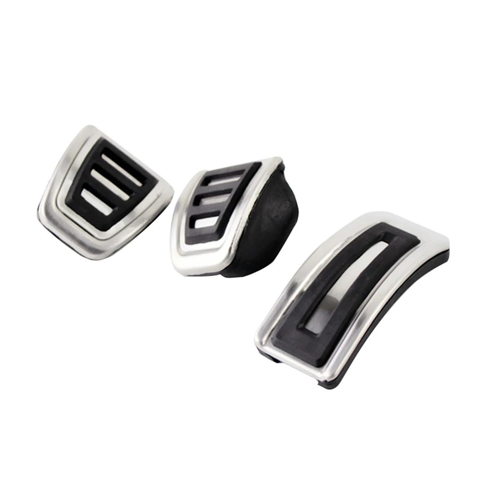 Auto Pedal Set Für VW Für Golf 8 MK8 R Linie Für GTI 2020 2021 2022 Auto Fuß Pedal Kraftstoff Gas Beschleuniger Bremspedale Abdeckung Anti-Slip Pads Fußpedal Bremspedal(MT 3pcs) von Awqmx