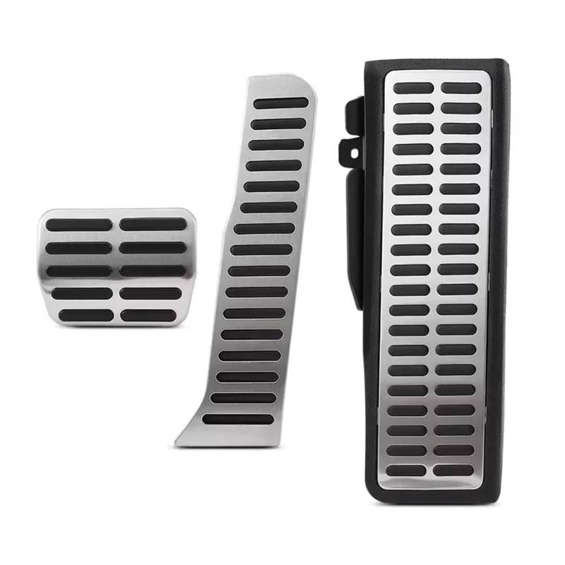 Auto Pedal Set Für VW Für Sharan 2010~2022 Auto Fuß Pedale Edelstahl Pad Kraftstoff Bremse Nicht-Slip Kein Bohren Legierung Auto Abdeckungen Teile Fußpedal Bremspedal(3 Pcs) von Awqmx