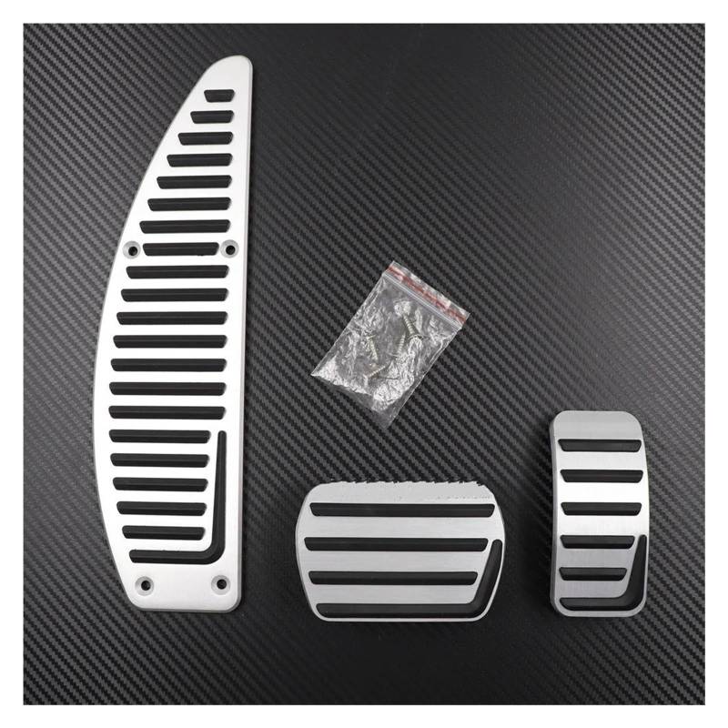 Auto Pedal Set Für Volvo Für S40 V40 Für C30 at Auto Geändert Zubehör Gas Beschleuniger Fußstütze Geändert Pedal Pad Refit Abdeckung Styling Aufkleber Fußpedal Bremspedal(Whole Set) von Awqmx