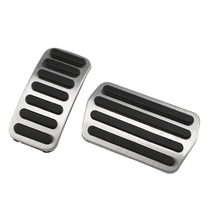 Auto Pedal Set Für Volvo Für V60 V40 S40 C40 2011~2019 Edelstahl Auto Fuß Pedale Gas Zubehör Kraftstoff Bremse Nicht-Slip Pedal Automotive Teile Fußpedal Bremspedal(2 pcs) von Awqmx