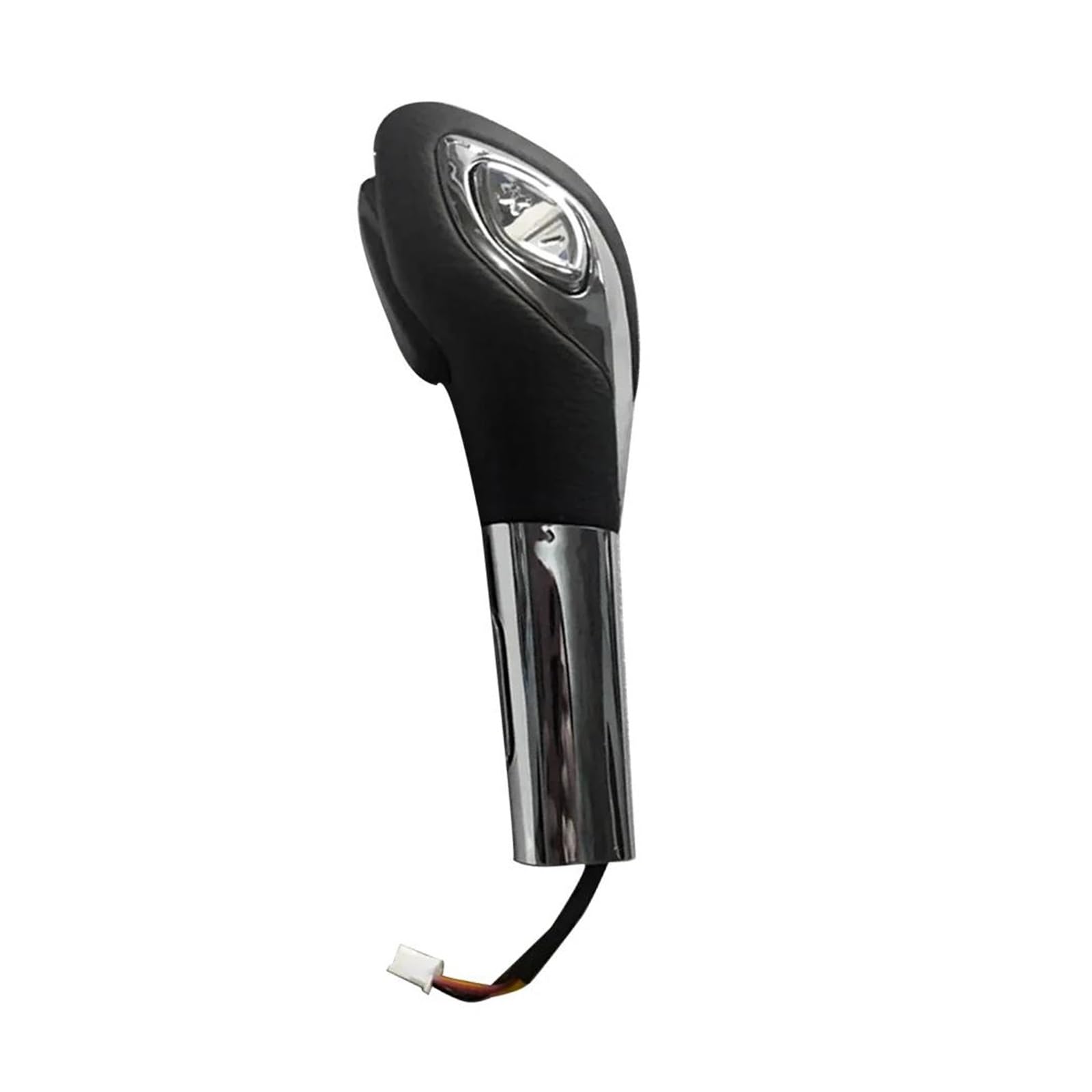 Auto-Schaltknauf Für Ford Für Fiesta 2013 2014 2015 Chrome Transit Auto Schaltknauf Kopf Silber Hebel Shifter Auto Zubehör Getriebe Stick Schaltknauf Auto Schalthebel(Chrome) von Awqmx