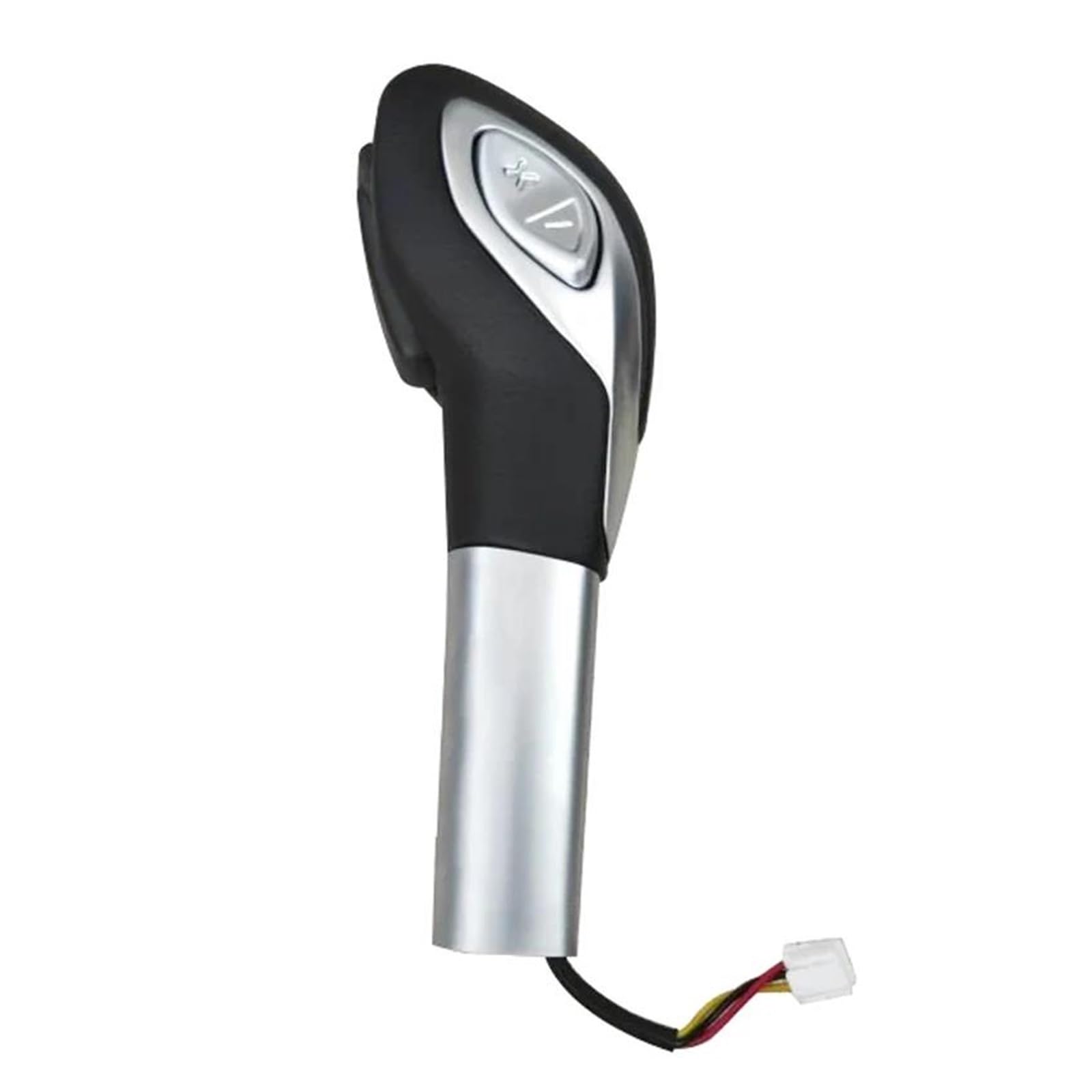 Auto-Schaltknauf Für Ford Für Fiesta 2013 2014 2015 Chrome Transit Auto Schaltknauf Kopf Silber Hebel Shifter Auto Zubehör Getriebe Stick Schaltknauf Auto Schalthebel(Silber) von Awqmx