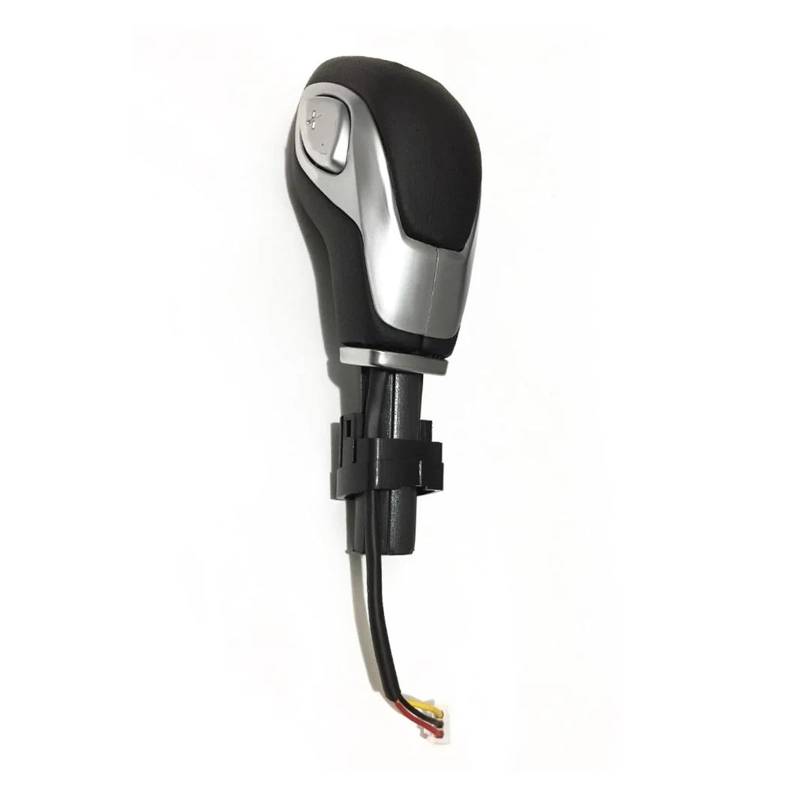 Auto-Schaltknauf Für Ford Für Focus Für Kuga Für Mondeo Ecosport Fiesta 2013-2018 Auto Automatische Schalthebel Schaltknauf Shifter Hebel Kopf Schwarz Silber Auto Schalthebel(for F mk3) von Awqmx