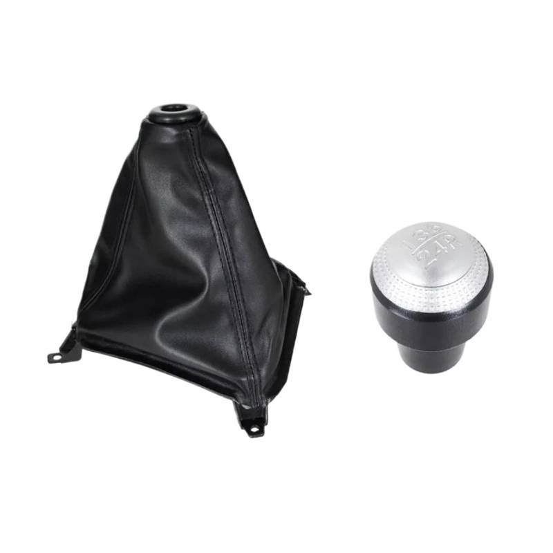 Auto-Schaltknauf Für Hyundai Für Tucson Für Ix35 2004-2009 Shift Kopf Schaltknauf Schalthebel 846402E000 Leder Manuelle Shift Griff Auto Zubehör Auto Schalthebel(A Suit of) von Awqmx