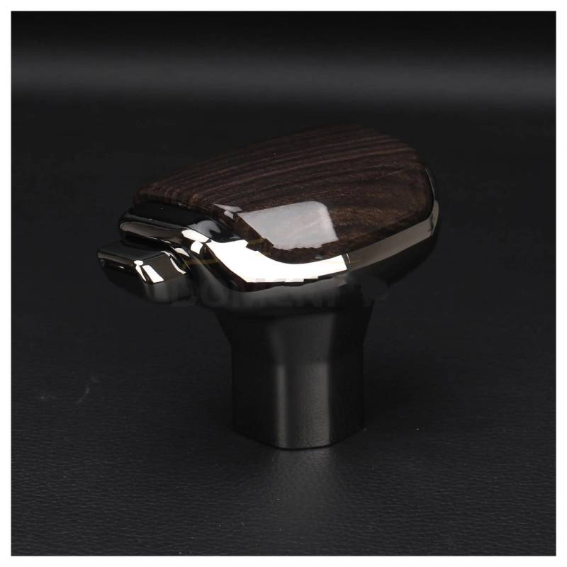 Auto-Schaltknauf Für Mazda Für CX-30 Für CX-5 CX-8 CX-3 CX-9 Shifter Hebel Kopf Für Mazda 3 6 Auto Kristall Innen Modifikation Schaltknauf Auto Schalthebel(Chrome Wood Grain) von Awqmx