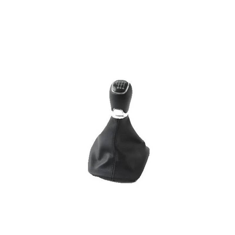 Auto-Schaltknauf Für Skoda Für Fabia 2 II Für Roomster Griff 2006 2007 2008-2010 5J0711113F Schalthebel 5JD711113E Knob Shift Auto Teile Auto Schalthebel(6-Speed Silver) von Awqmx