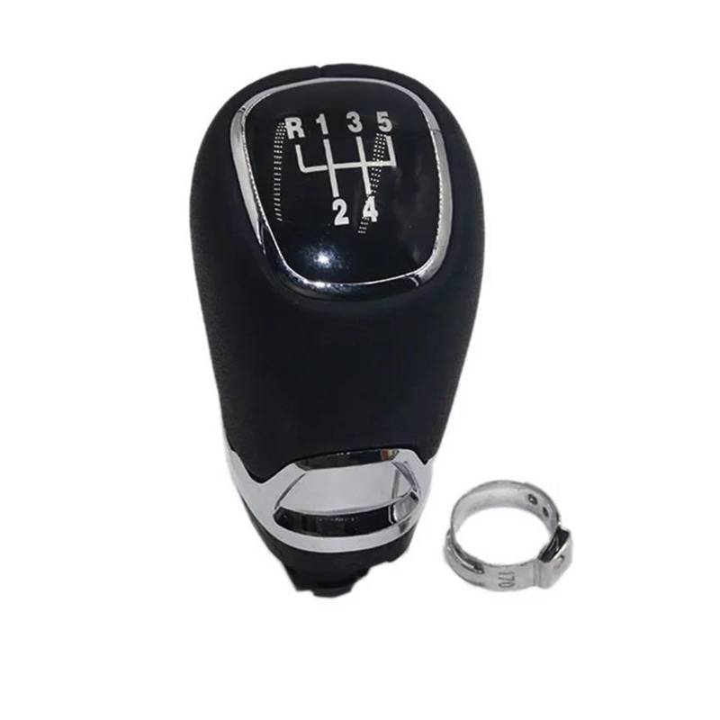 Auto-Schaltknauf Für VW Für Caddy 4 IV MK4 2015-2019 Manuelle Schalthebel Griff 5/6 Geschwindigkeit Schaltknauf Hebel Schalter Shifter Knob Auto Schalthebel(5 Speed Leather) von Awqmx