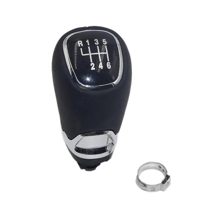 Auto-Schaltknauf Für VW Für Caddy 4 IV MK4 2015-2019 Manuelle Schalthebel Griff 5/6 Geschwindigkeit Schaltknauf Hebel Schalter Shifter Knob Auto Schalthebel(6 Speed Leather) von Awqmx