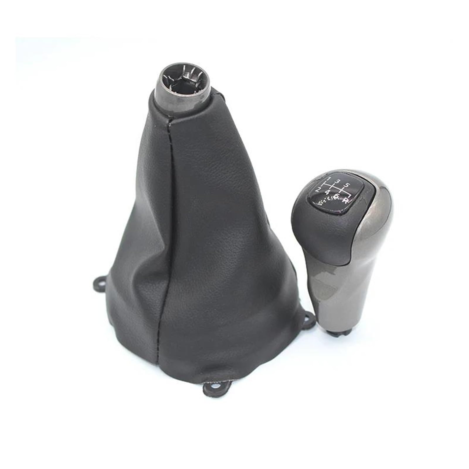 Auto-Schaltknauf Schaltknauf Für Civic Für DX EX LX 2006-2011 5 6 Geschwindigkeit MT Stick Ball Hebel Griff Auto Innen Tuning Zubehör Auto Schalthebel(6 Speed Suit) von Awqmx