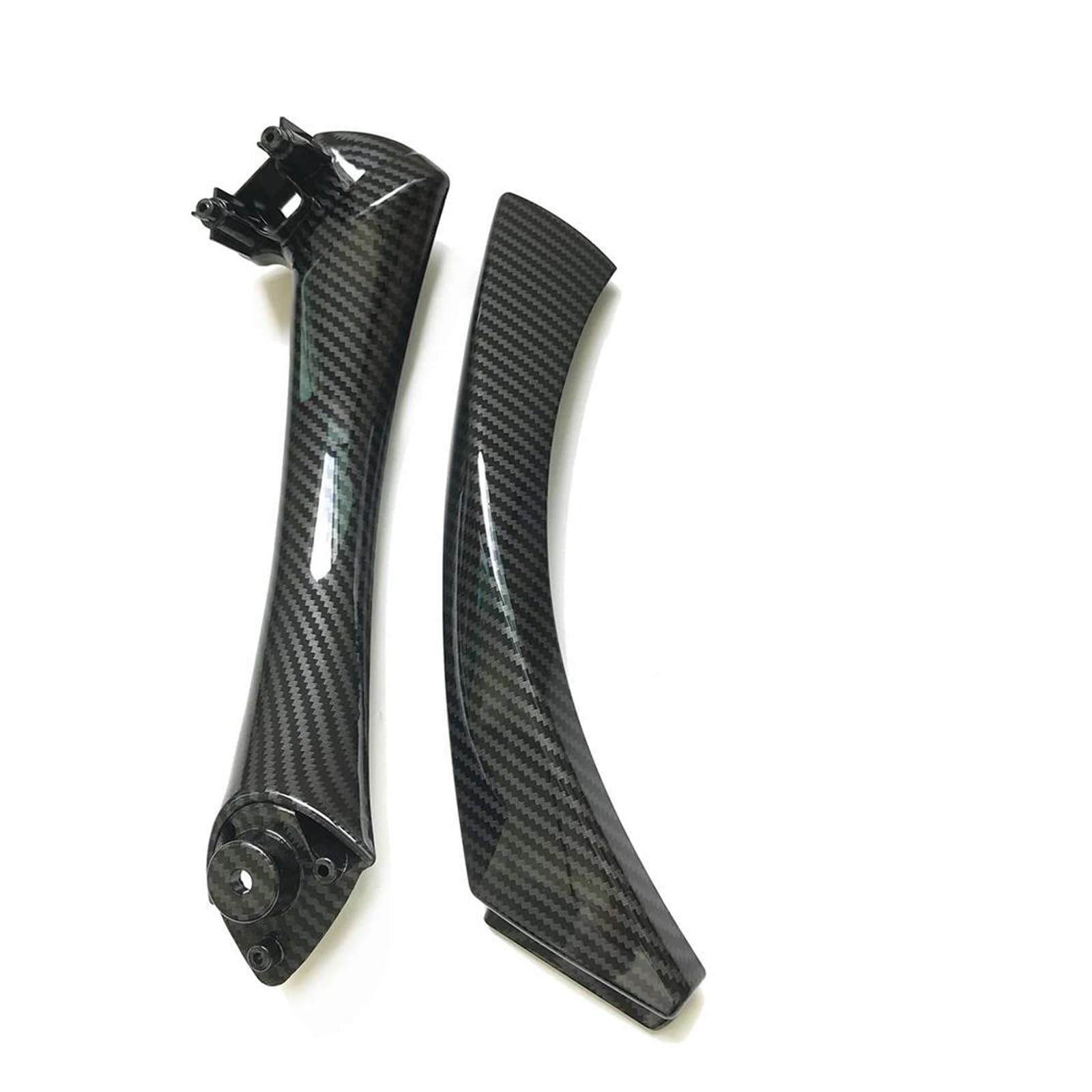 Auto Türgriff Innentürgriffe Für Für 3 Serie E90 E91 E92 316 318 320 325 328i Links Rechts Innen Tür Pull Griff Mit Abdeckung Trim Auto Türgriff Innengriff(Carbonfiber Right) von Awqmx