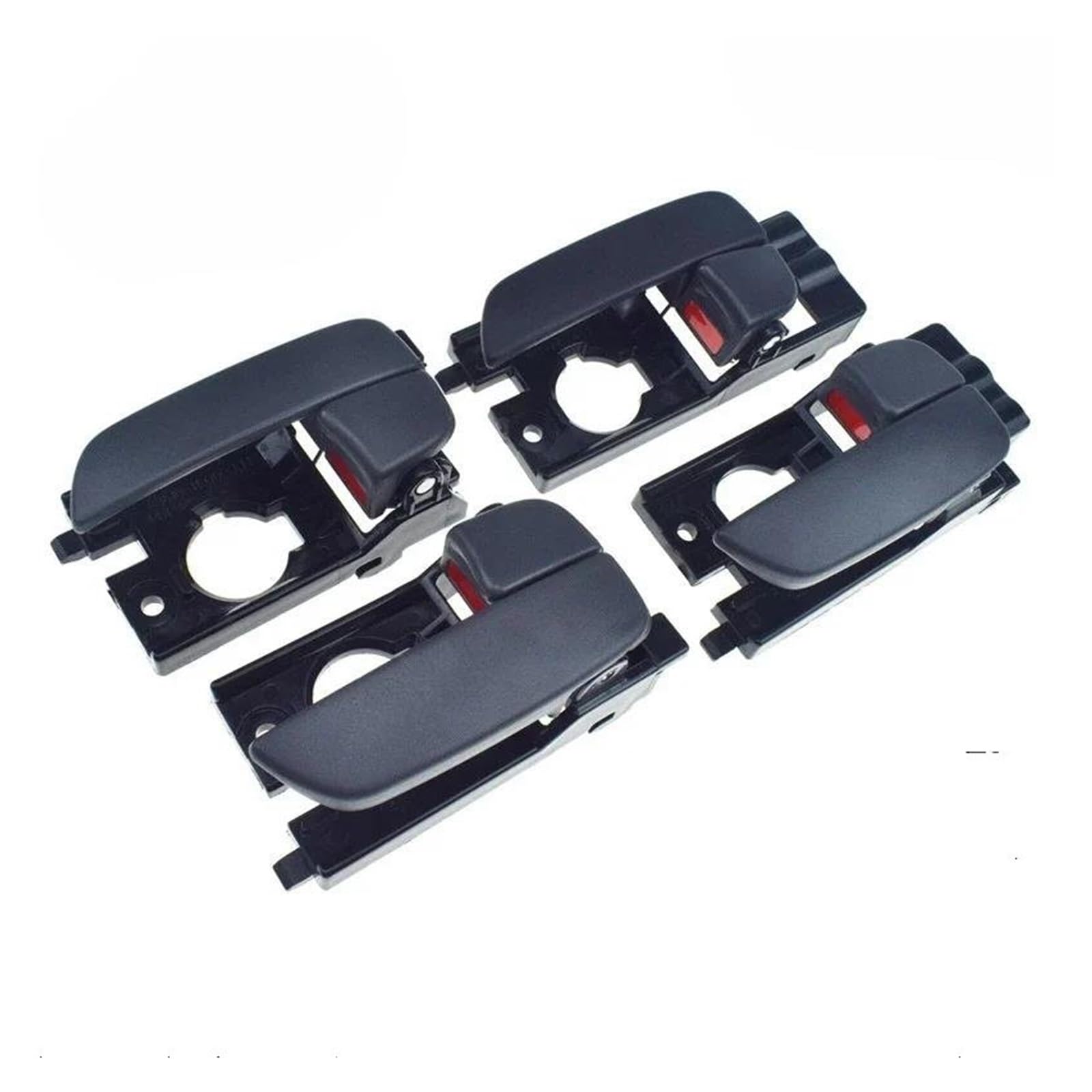 Auto Türgriff Innentürgriffe Für Hyundai Für Accent 2006 2007 2008 2009 2010 2011 Autozubehör 82610-1E000 Innentürgriff Innentür Offene Griffe Schwarz Auto Türgriff Innengriff(1 Set - 4 Doors) von Awqmx