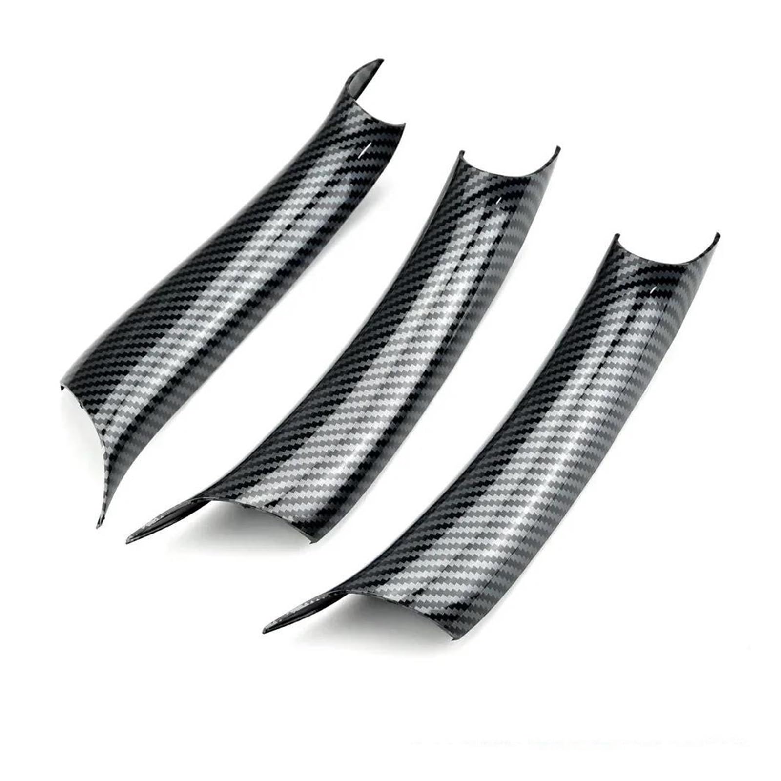 Auto Türgriff Innentürgriffe Für X5 F15 X6 F16 2014-2018 Auto Innen Schwarz Carbon Fiber Textur Tür Pull Griff Schutzhülle Abdeckung Trim LHD/RHD 3Pcs ABS Auto Türgriff Innengriff(Carbon LHD 3 Pcs) von Awqmx