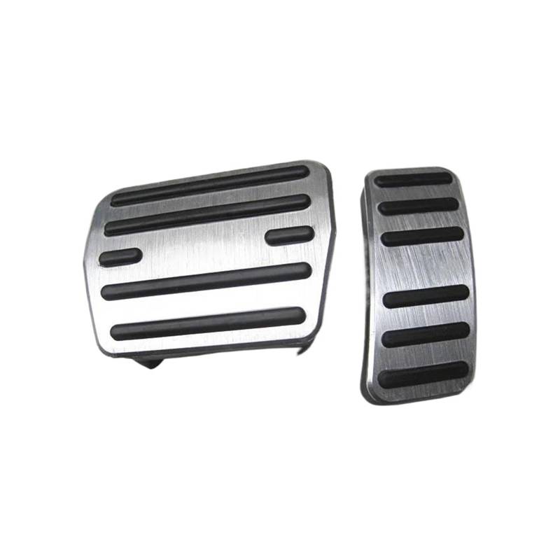 Bremse Pedalkappen Für VW Für Golf 7 MK7 2013 2014 2015 2016 2017 2018 2019 Auto Gaspedal Bremspedal Abdeckung rutschfeste Pads Zubehör Auto Pedale(at 2pcs) von Awqmx