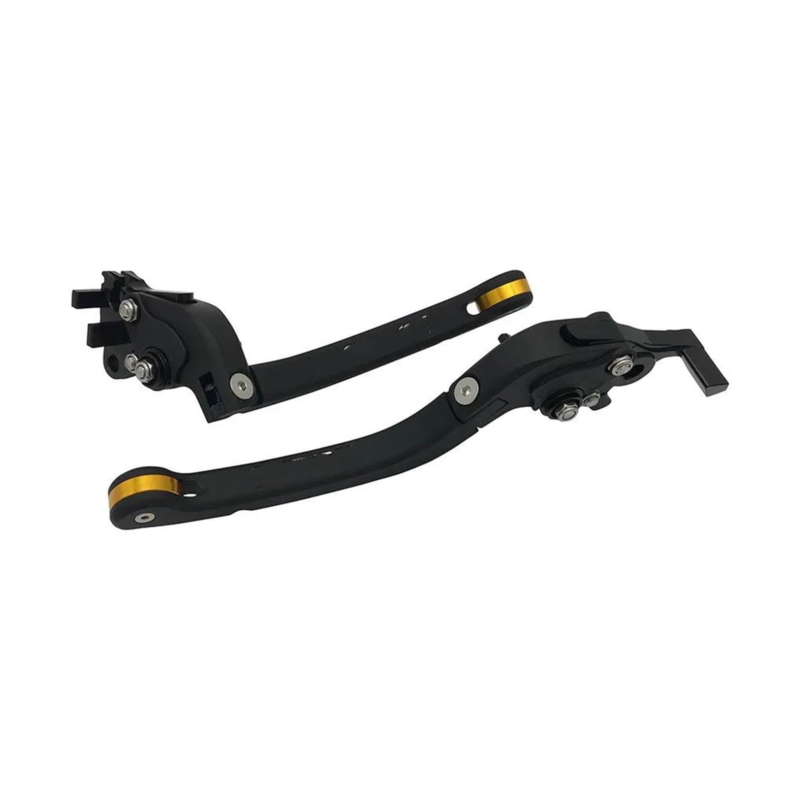 Bremshebel Für CBR1000RR-R SP 2020 2021 Links Rechts SEMSPEED Motorrad Einstellbare Faltbare Klapp Bremse Kupplung Hebel 2PCS Kupplungshebel Motorrad(Gold) von Awqmx