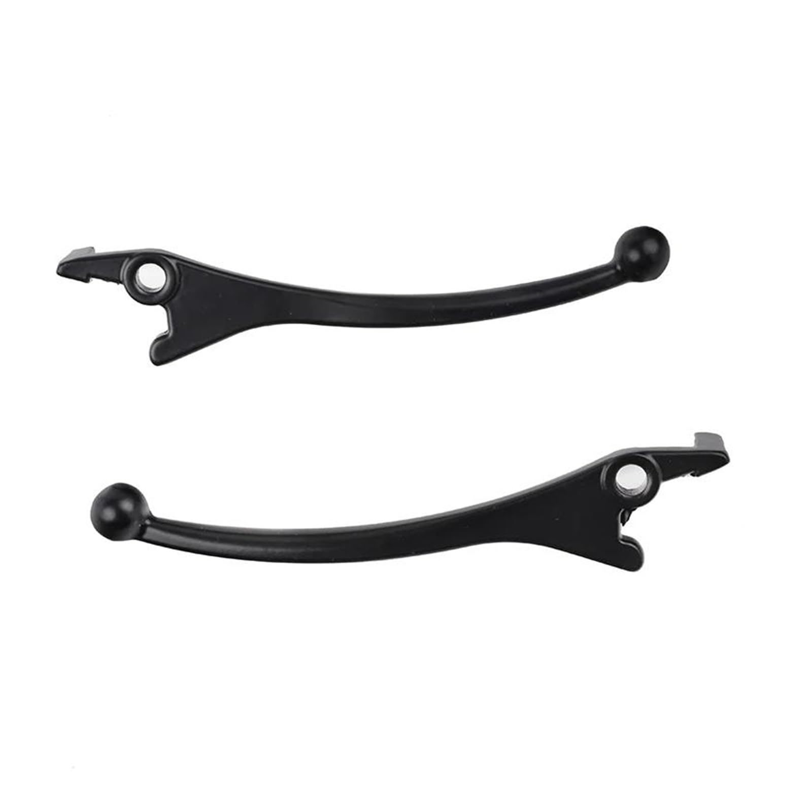 Bremshebel Für Vorne Hinten Scheibenbremsgriff 50cc Motorrad Roller Bremshebel 100cc 125cc 150cc Moped ATV Teile Kupplungshebel Motorrad(A Pair Black) von Awqmx