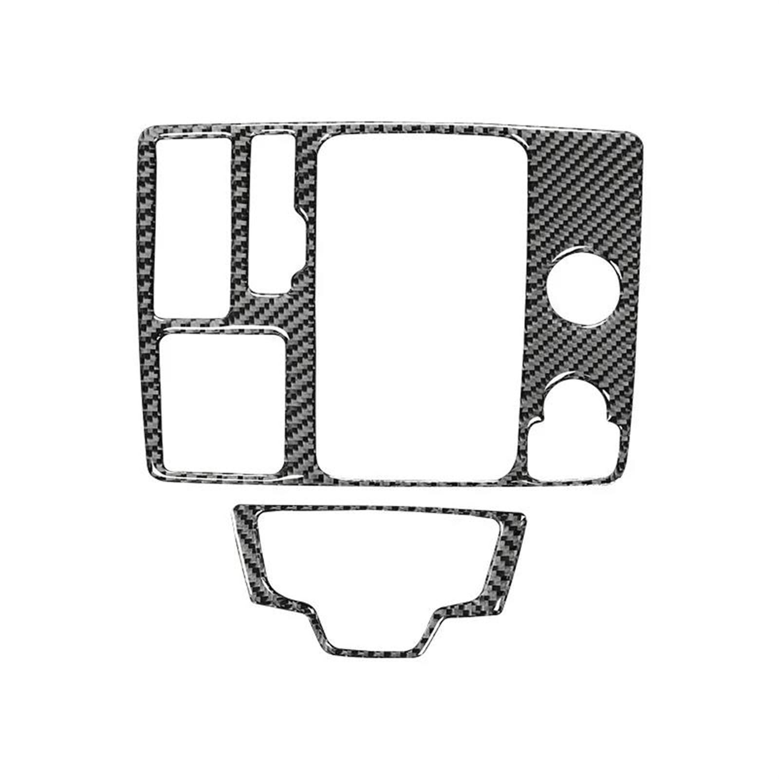 Dekorative Innenbereich Zubehör Für A6 Für C7 2011-2018 Carbon Faser Aufkleber Abdeckung Auto Zentrale Steuerung Übertragung Shift Panel Auto Innen Zubehör Interieur Zubehör(LHD) von Awqmx