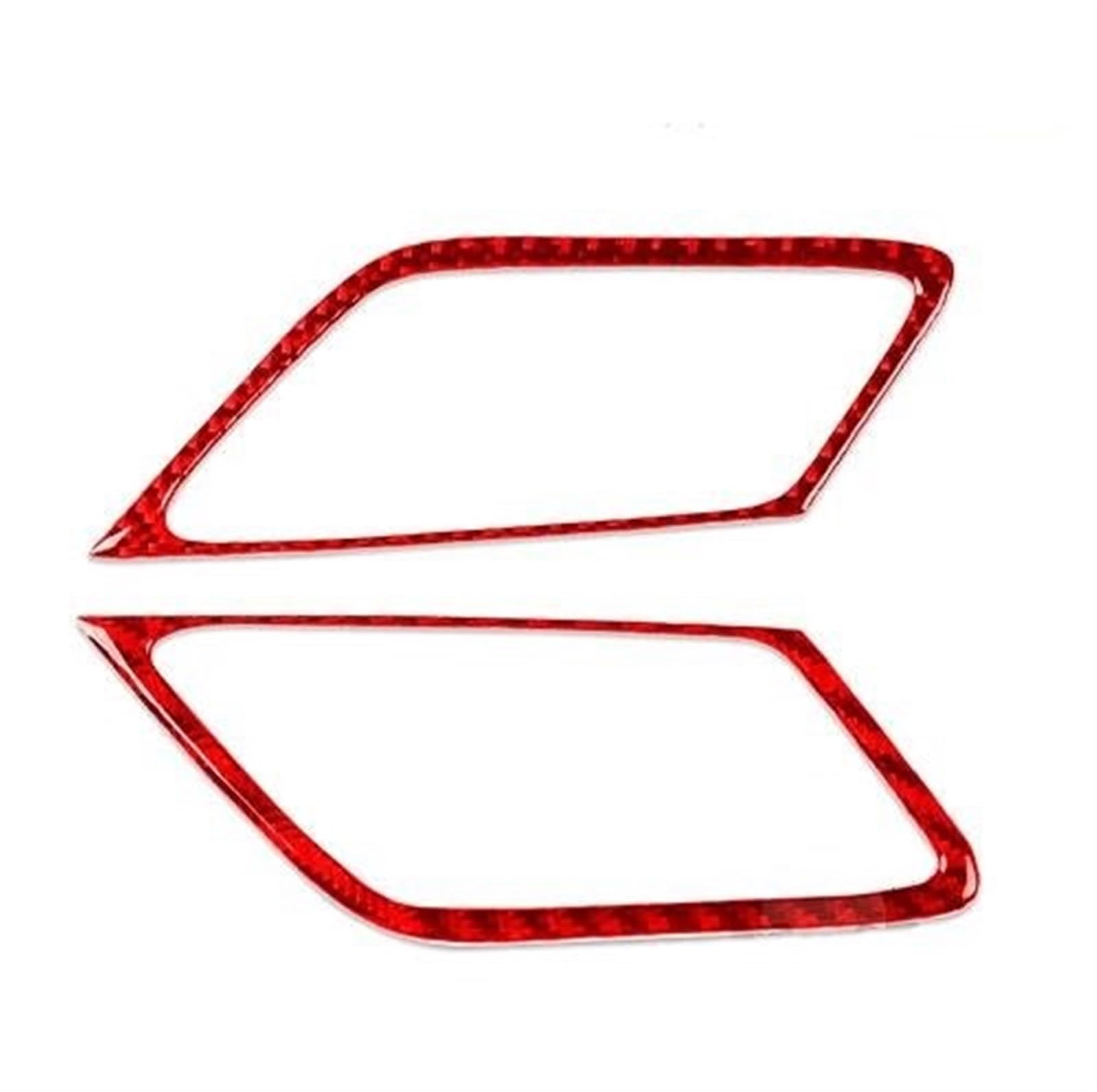 Dekorative Innenbereich Zubehör Für Ford Für Fiesta 2011-2019 Carbon Faser Instrument Zentrale Steuerung Panel Trim Kit Auto Innen Zubehör Dekorative Aufkleber Interieur Zubehör(1 Red) von Awqmx