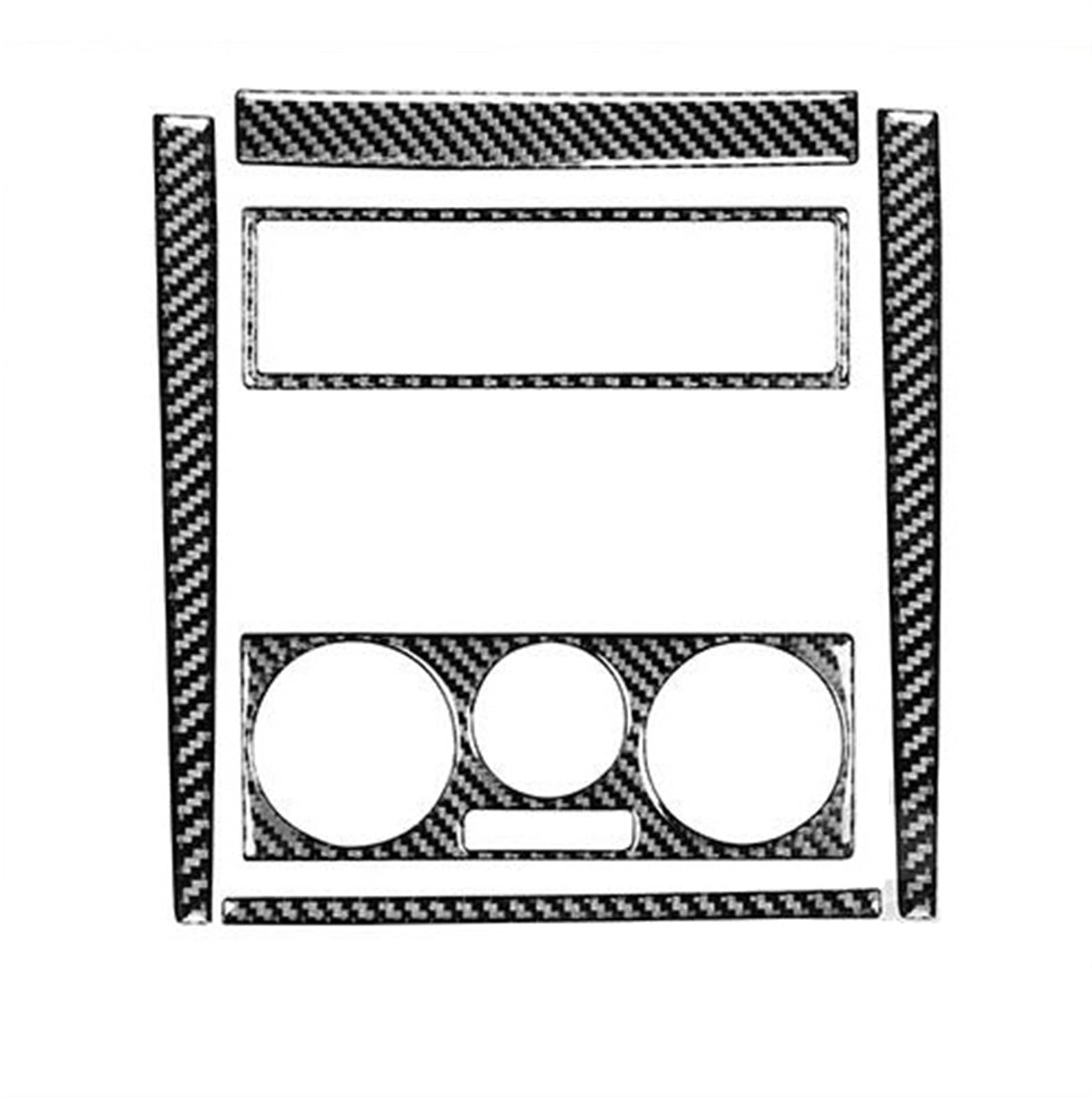 Dekorative Innenbereich Zubehör Für VW Für Golf 4 Für MK4 1999-2004 Carbon Faser Zentrale Düse Von Zentrale Steuerung Panel Auto Innen Zubehör Dekorative Aufkleber Interieur Zubehör(5) von Awqmx