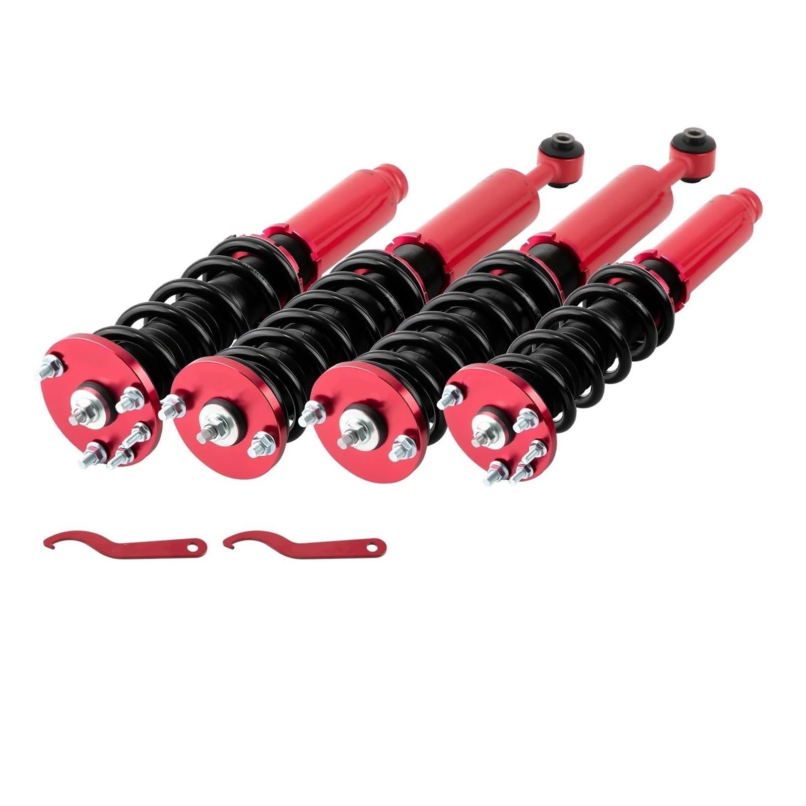 Fahrwerksfeder Für Accord 1999-2003 Acura 1998-2002 TL ADJ Volle Gewindefahrwerk Suspension Kit Streben Schock Höhe Suspension Frühling Montieren Auto-Stoßdämpfer von Awqmx