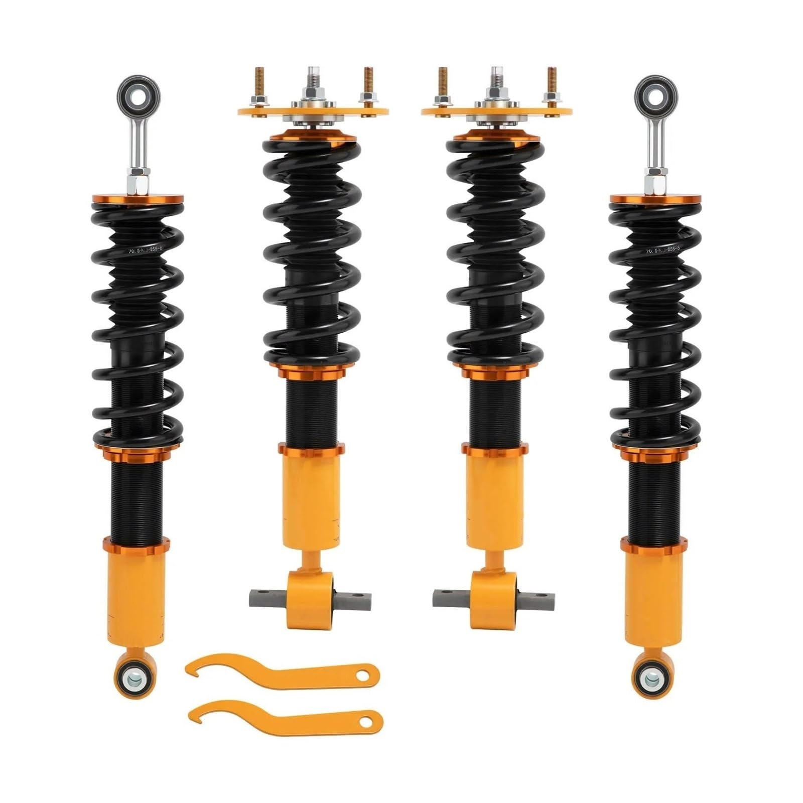 Fahrwerksfeder Für Chevrolet Für Avalanche Für Suburban Für Tahoe Gewindefahrwerk Strut Gas Shock Conversion Kit Einstellbare Höhe Gewindefahrwerk Struts Schocks Auto-Stoßdämpfer von Awqmx