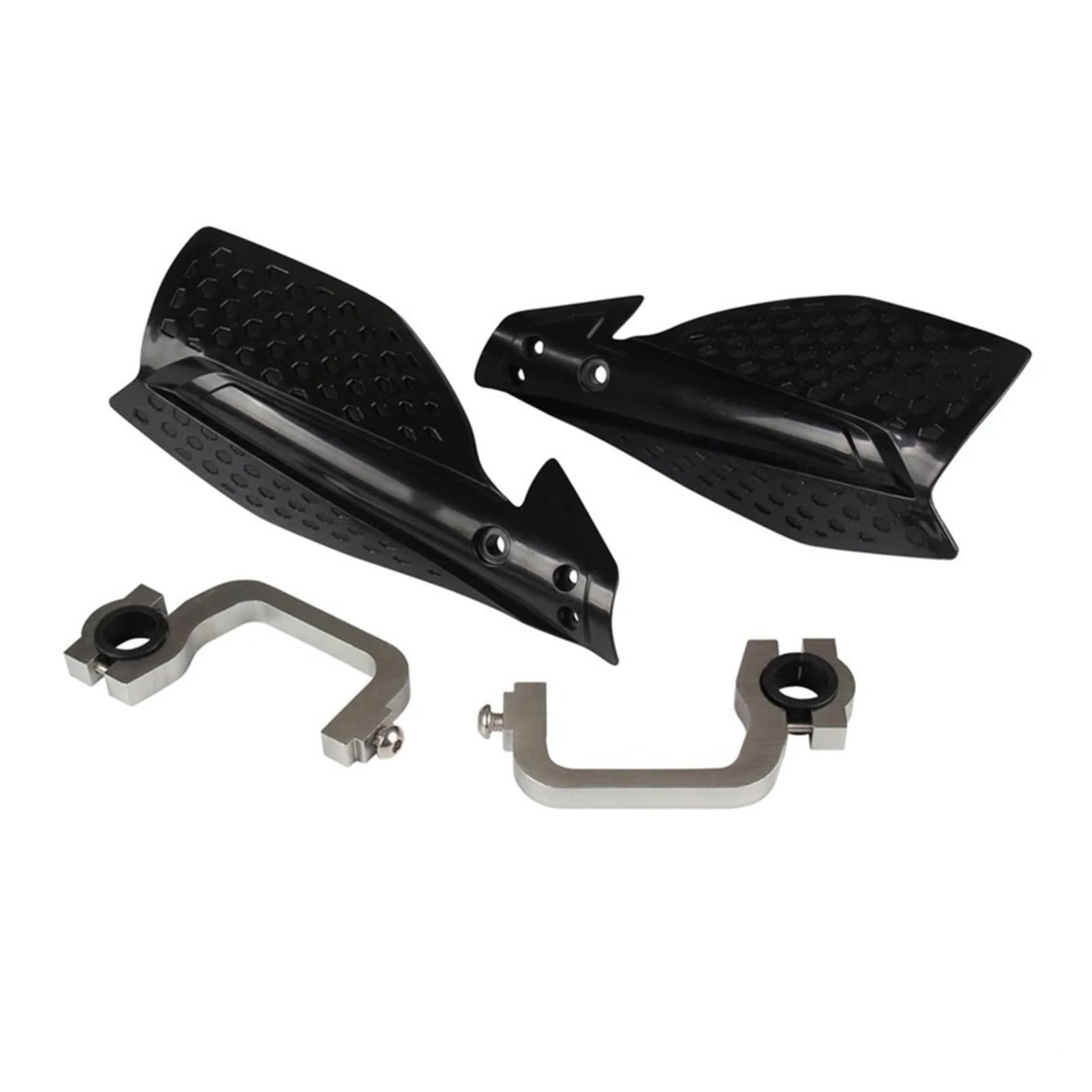 Handschutz Motorrad Für SX Für EXC Für XCW Für SMR 22mm 28mm 1 Paar Motorrad Handprotektoren Handschutz Schutz 7 Farben Motocross Hanguards Lenker Handschützer(Schwarz) von Awqmx