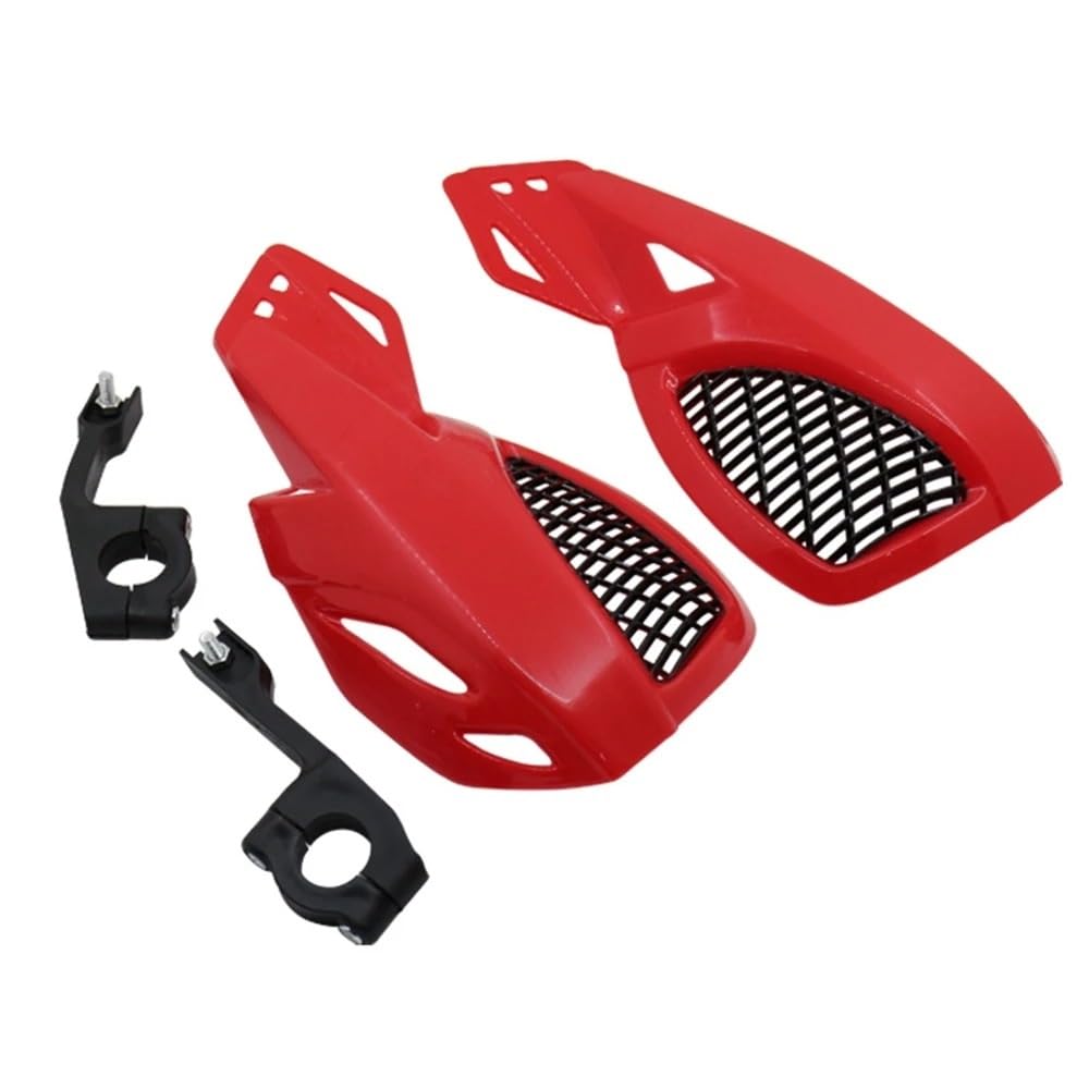 Handschutz Motorrad Für Suzuki, passend für die meisten Motorrad-Motorrad-Handschützer, Handschützer, Motocross-Dirt-Bike Lenker Handschützer(Red) von Awqmx