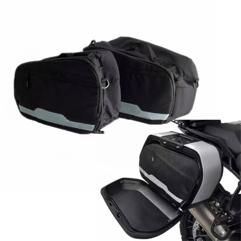 Leder & Satteltaschen Für Pan America 1250 1250S RA1250 1250 S RA 1250 2021 600D Polyester Stoff Gepäck Tasche Motorrad Seite Box Motorradtasche(1Pair Side Bag Inner) von Awqmx