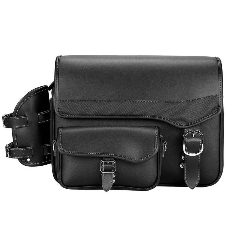 Leder & Satteltaschen Für Rebel Für CMX 500 300 250 1100 CMX500 CMX300 CMX250 CMX1100 Motorrad Satteltasche Leder wasserdichte Reise Seitentaschen Motorradtasche von Awqmx