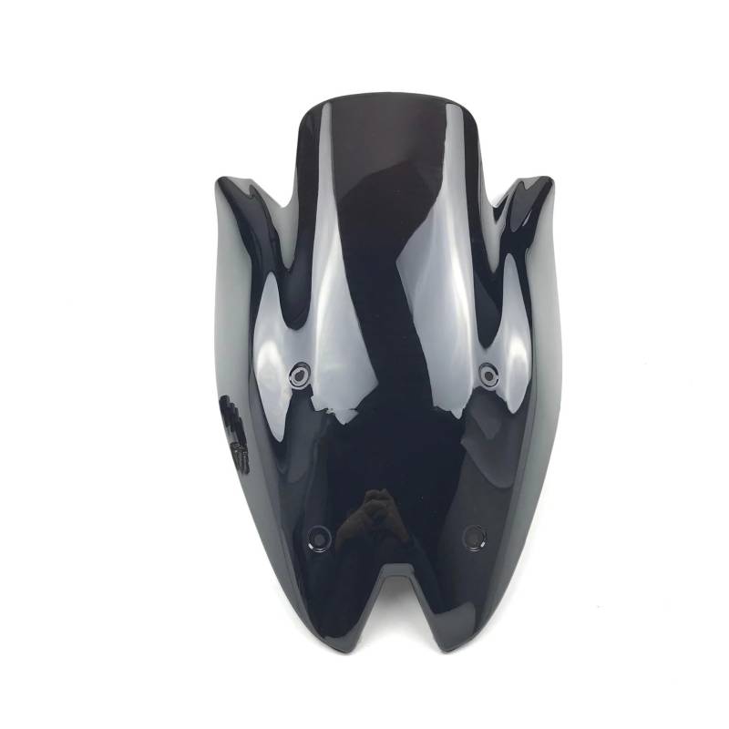 Moto Windschild Für Kawasaki Für Z1000 2010 2011 2012 2013 2014 Windschutzscheibe Windschutz Double Bubble Schwarz Windschild Motorrad(1) von Awqmx