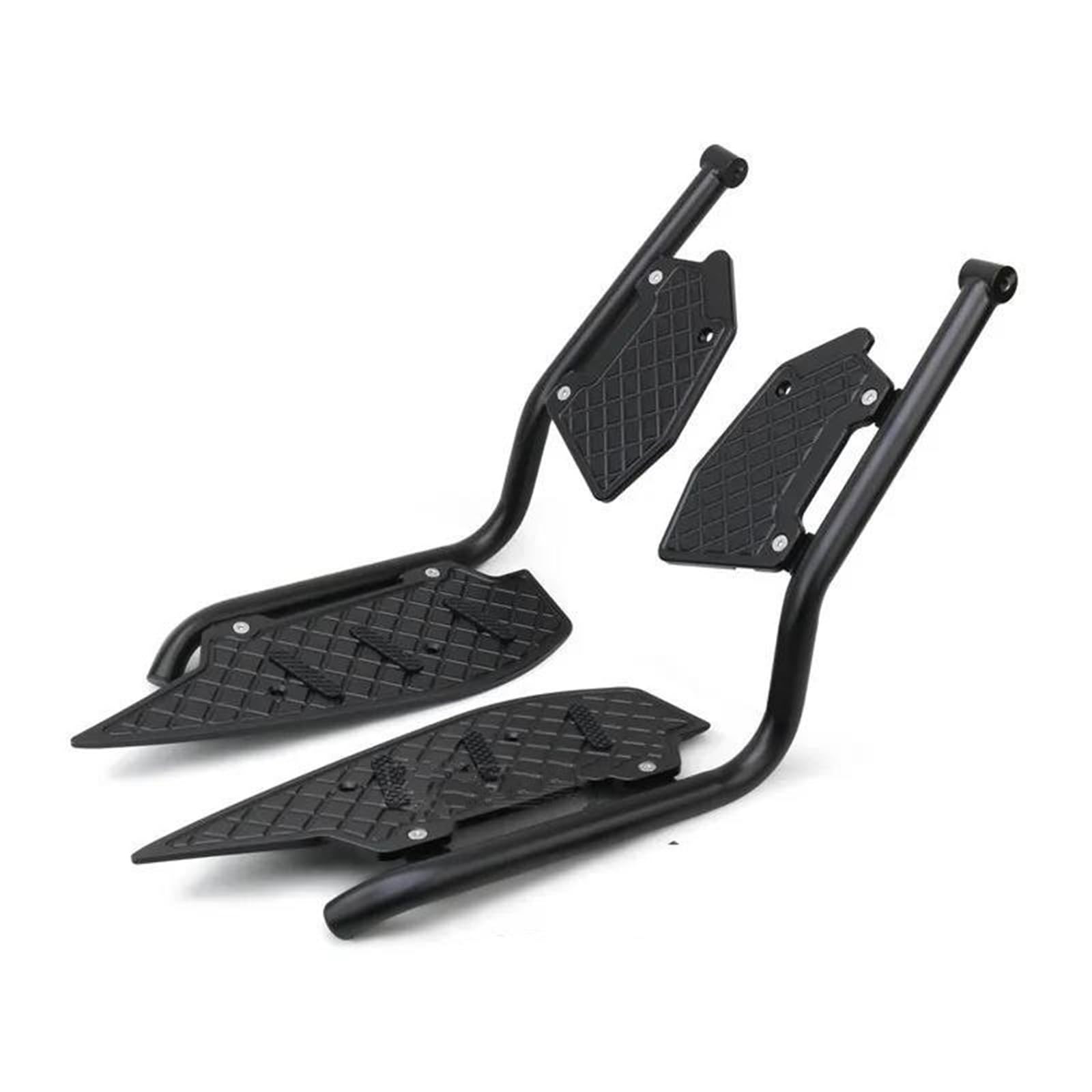 Motorrad Fußrasten Für X-MAX 300 Für XMAX300 2023 2024 Motorrad Zubehör Pedal Stoßstange Fußrasten Anti Slip Fuß Pedal Motorrad Fußstützen(All Black) von Awqmx