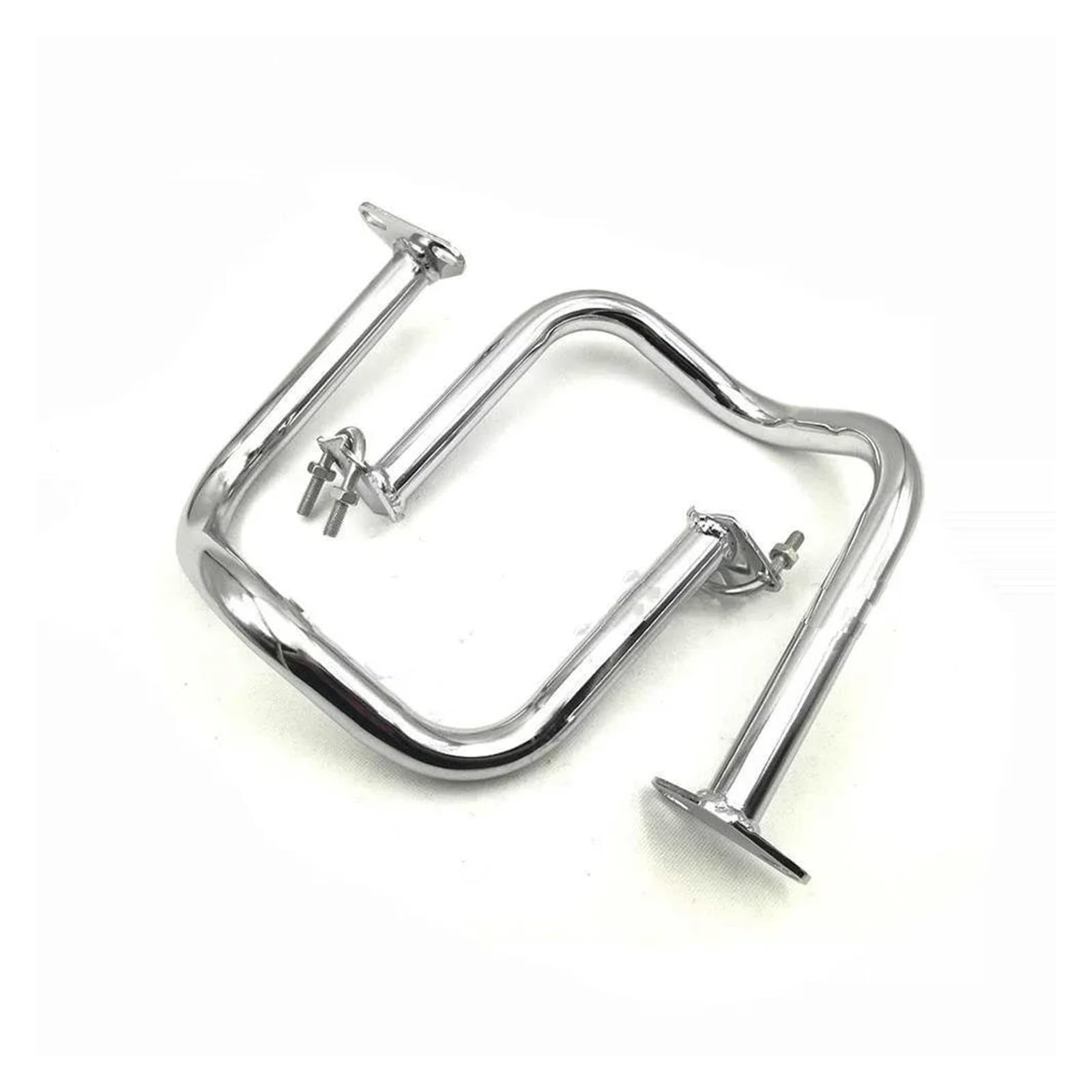 Motorrad Motorschutzbügel Sturzbügel Für CB 400SS Für CB400SS CB 400 SS Motorrad Motor Schutz Stoßstange Autobahn Crash Bar Protector Motorschutzbügel(Chrome) von Awqmx