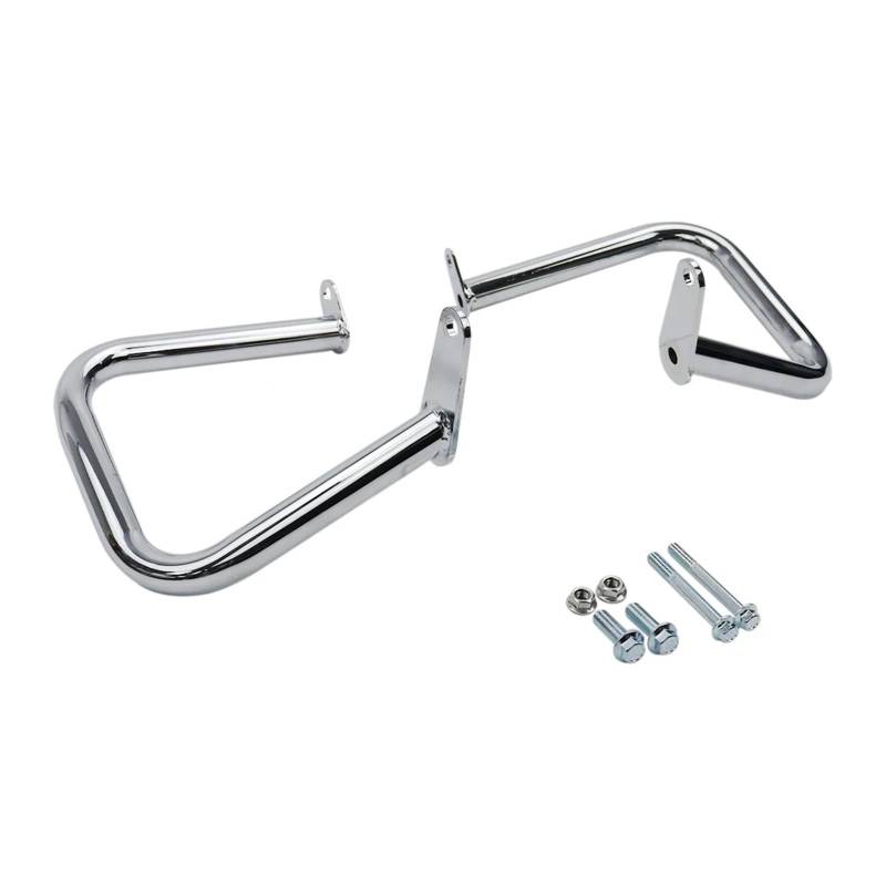 Motorrad Motorschutzbügel Sturzbügel Für V-Star Für Dragstar 400 650 XVS650 Klassische XVS400 Custom Motor Crash Schutz Bar Rahmen Stoßstange Fallen Protector Motorschutzbügel(Chrome) von Awqmx