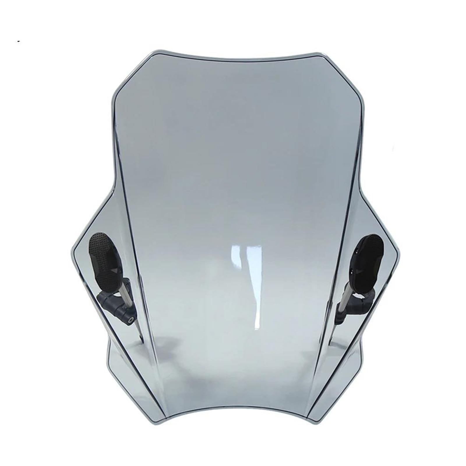 Motorrad Spoilerscheibe Für CB300F Für CB400F Für CB500F Für CB 300F 400F 500F Windschutzscheibe Motorrad Windabweiser Clamp-On Variable Windschutzscheibe Spoiler Tourenscheibe(Light Grey) von Awqmx