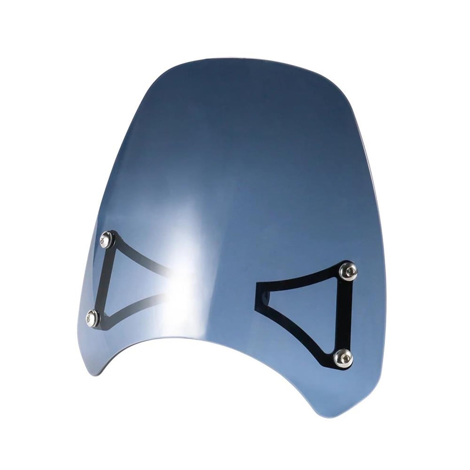 Motorrad Spoilerscheibe Für CB650R Für CB650 Für CB 650 R 650R Motorrad Scheinwerfer Front Verkleidung Luftstrom Wind Spoiler Deflektor Windschutzscheibe Windschutz Tourenscheibe(Blau) von Awqmx