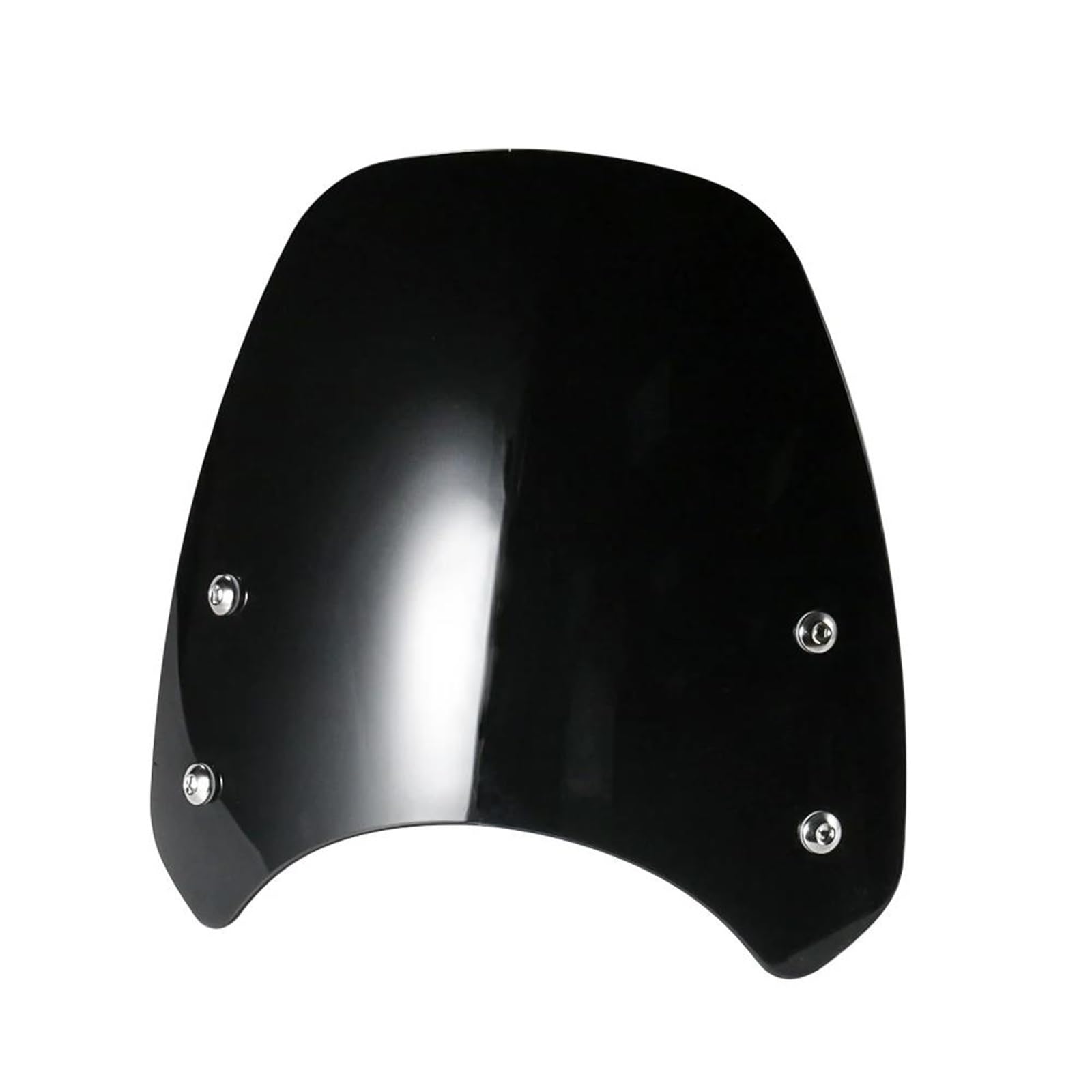 Motorrad Spoilerscheibe Für CB650R Für CB650 Für CB 650 R 650R Motorrad Scheinwerfer Front Verkleidung Luftstrom Wind Spoiler Deflektor Windschutzscheibe Windschutz Tourenscheibe(Schwarz) von Awqmx