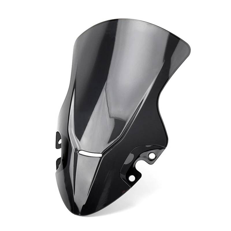 Motorrad Spoilerscheibe Für CFMOTO Für 450SR Für 450sr Für 450 SR 2022 2023 Motorrad Windschutzscheibe Abdeckungen Bildschirm Rauch/Schwarz/Transparent Objektiv Deflektor Tourenscheibe(Schwarz) von Awqmx