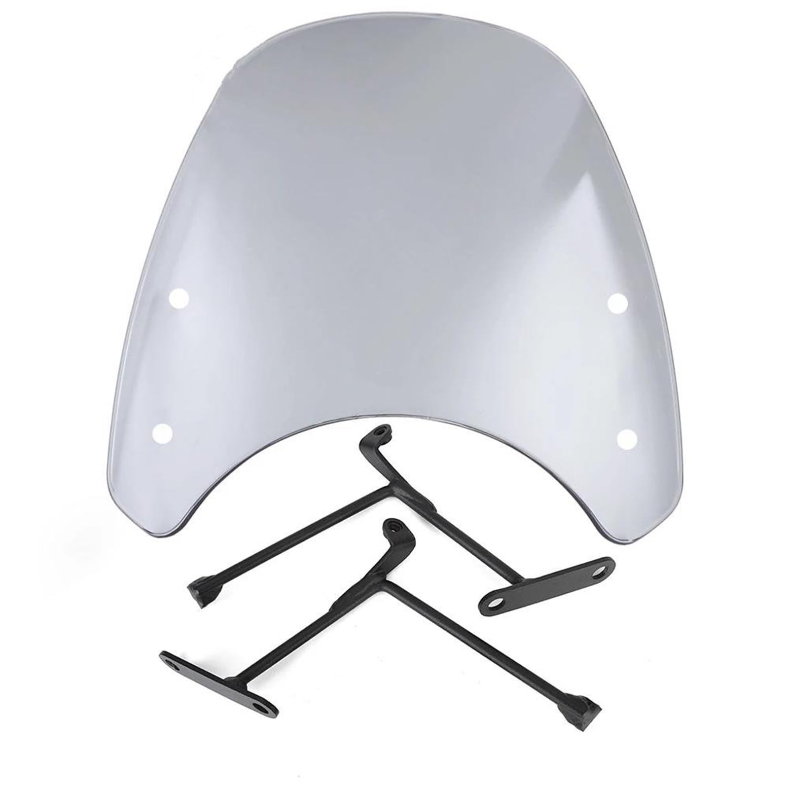 Motorrad Spoilerscheibe Für CL300 Für CL 300 2023 Motorrad Windschutzscheibe Windschutzscheibe Windabweiser Schild Bildschirm Tourenscheibe(Gray) von Awqmx