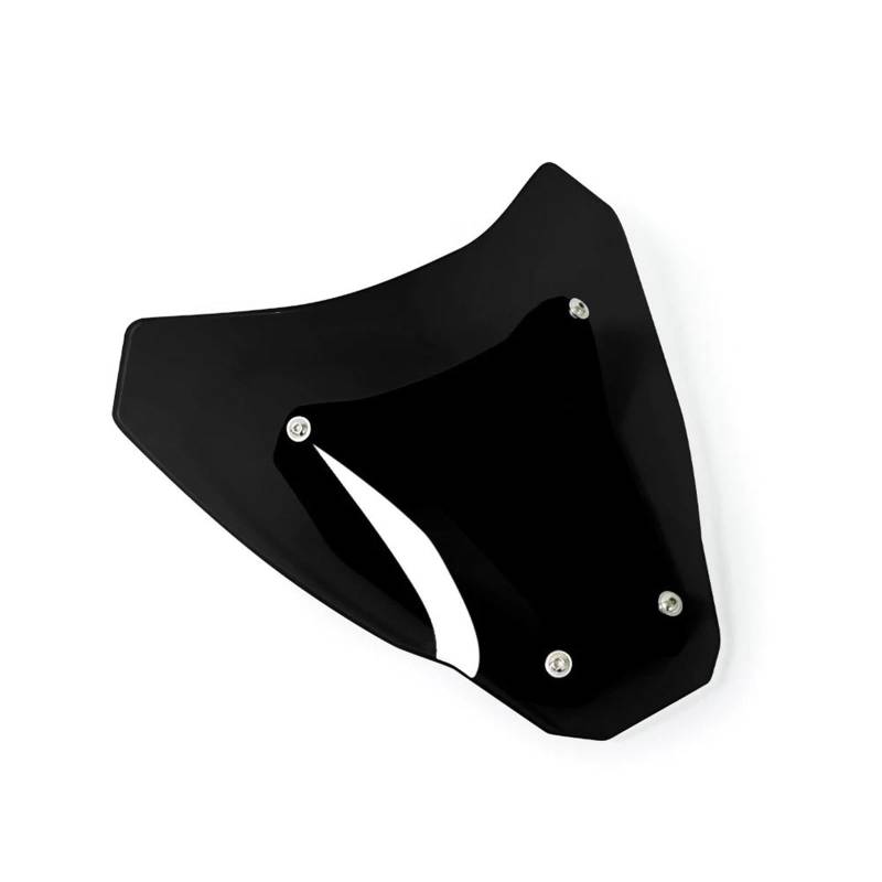 Motorrad Spoilerscheibe Für MT-07 Für MT 07 Für MT07 2021 2022 Motorrad Frontscheibe Sport Windschutzscheibe Windschutzscheibe Luft Windabweiser Mit Halterung Tourenscheibe(Schwarz) von Awqmx