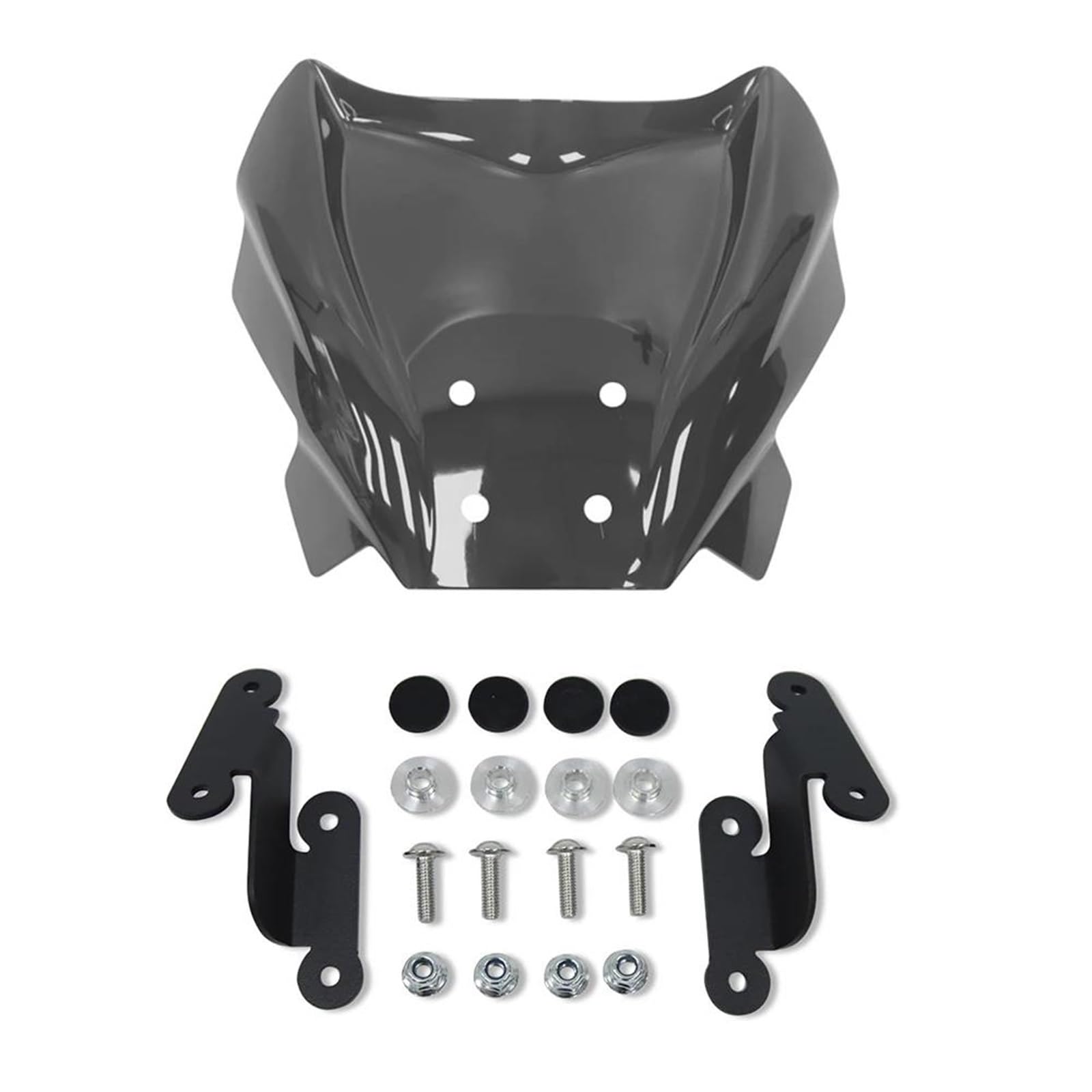 Motorrad Spoilerscheibe Für MT07 Für MT-07 Für FZ07 Für Mt07 2021 2022 Motorrad Windschutzscheibe Windschutzscheibe Kit Deflektor Verkleidung Abdeckung Tourenscheibe(Transparent) von Awqmx