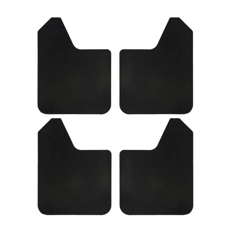 Schmutzfänger Spritzschutz Für Pickup Für SUV Auto LKW 4X Schmutzfänger Flaps Außen Teile Schwarz Universal Auto Zubehör Guards Mudflaps Auto Mud Flaps von Awqmx