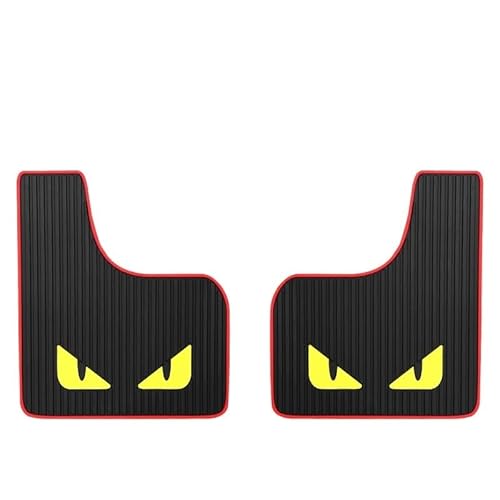 Schmutzfänger Spritzschutz Universal Auto Kotflügel Vorne Hinten Räder Schmutzfänger PP Splash Fender Guards Für Auto SUV Off-Road Truck Auto Zubehör Auto Mud Flaps(1) von Awqmx