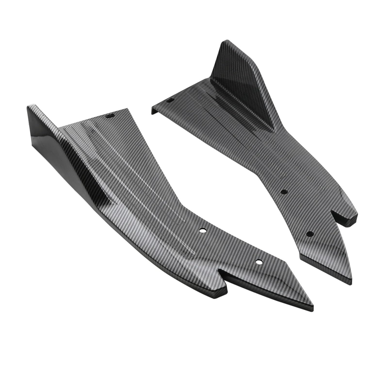 Seitenschweller Für 5 Serie Für E60 Für E61 Für F10 Canards Splitter Seite Rock Schutz Körper Kits Universal Auto Zubehör 48 Cm Auto Seitenschweller(Carbon Fiber Look) von Awqmx