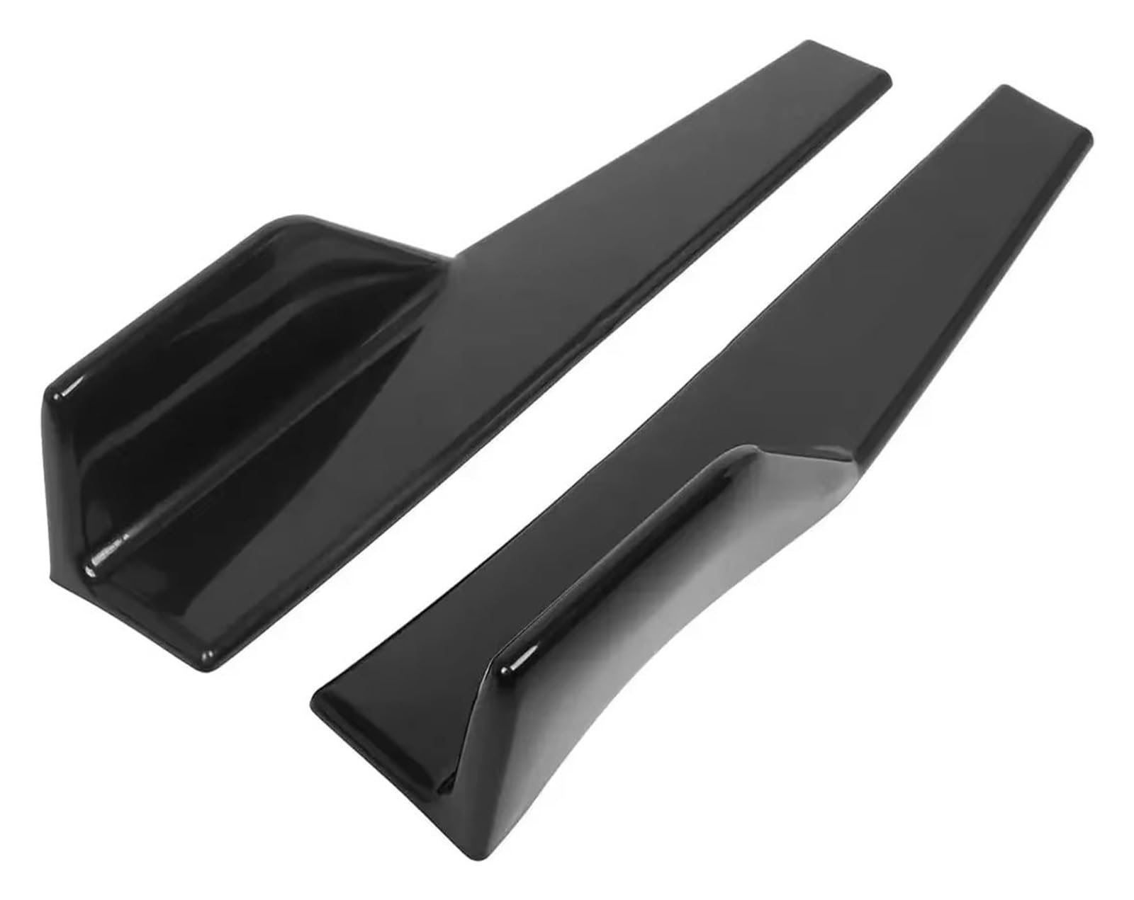 Seitenschweller Für 5 Serie Für G30 Für G31 2018-2022 45 Cm Universal Seite Rock Winglet Kit Auto Zubehör Auto Seitenschweller(Schwarz) von Awqmx