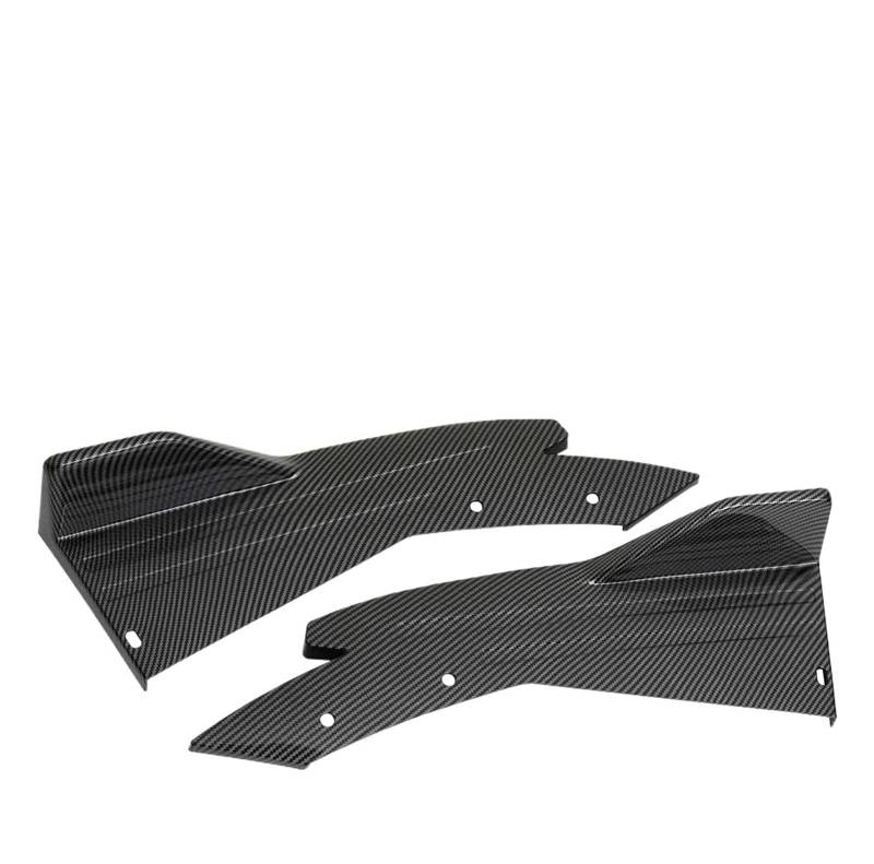 Seitenschweller Für Alfa Für Romeo Für Giulia Car Heck Stoßstange Spoiler Lippensplitter Diffusor Body Kit Side Rock Protector Covers Auto Seitenschweller(Carbon Fiber) von Awqmx